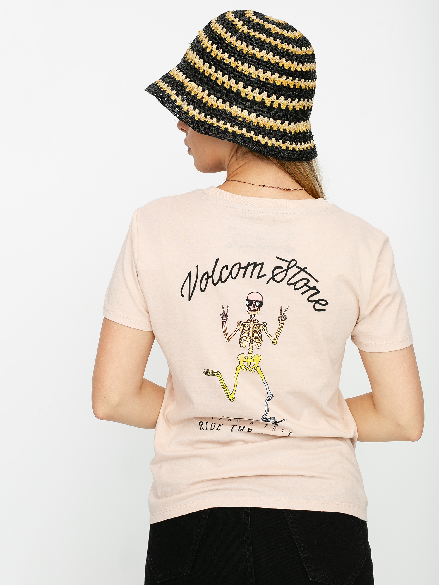 Tričko Volcom Stoked On Stone Wmn (hazey pink)