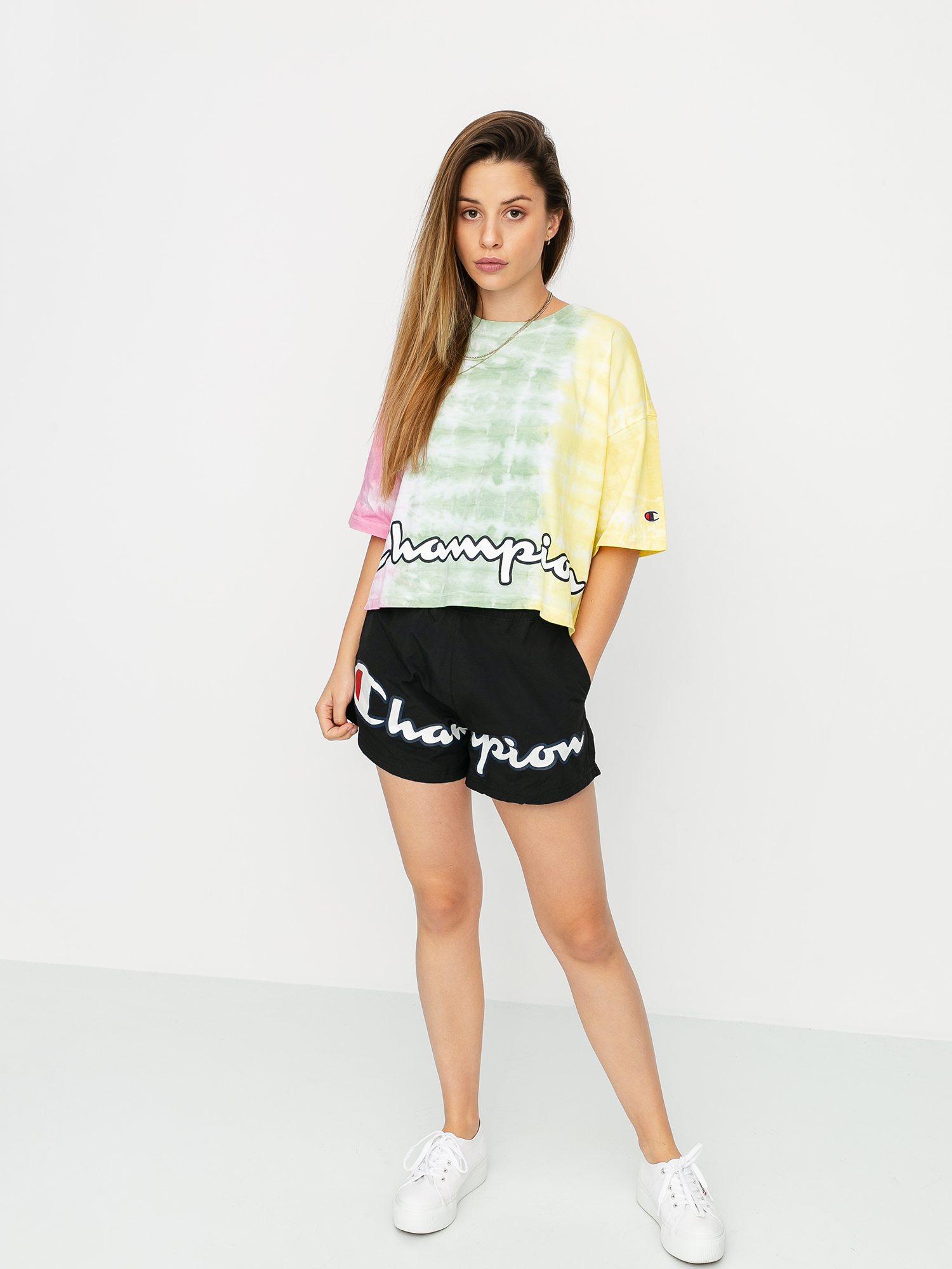 Kraťasy Champion Shorts 112661 Wmn (nbk)