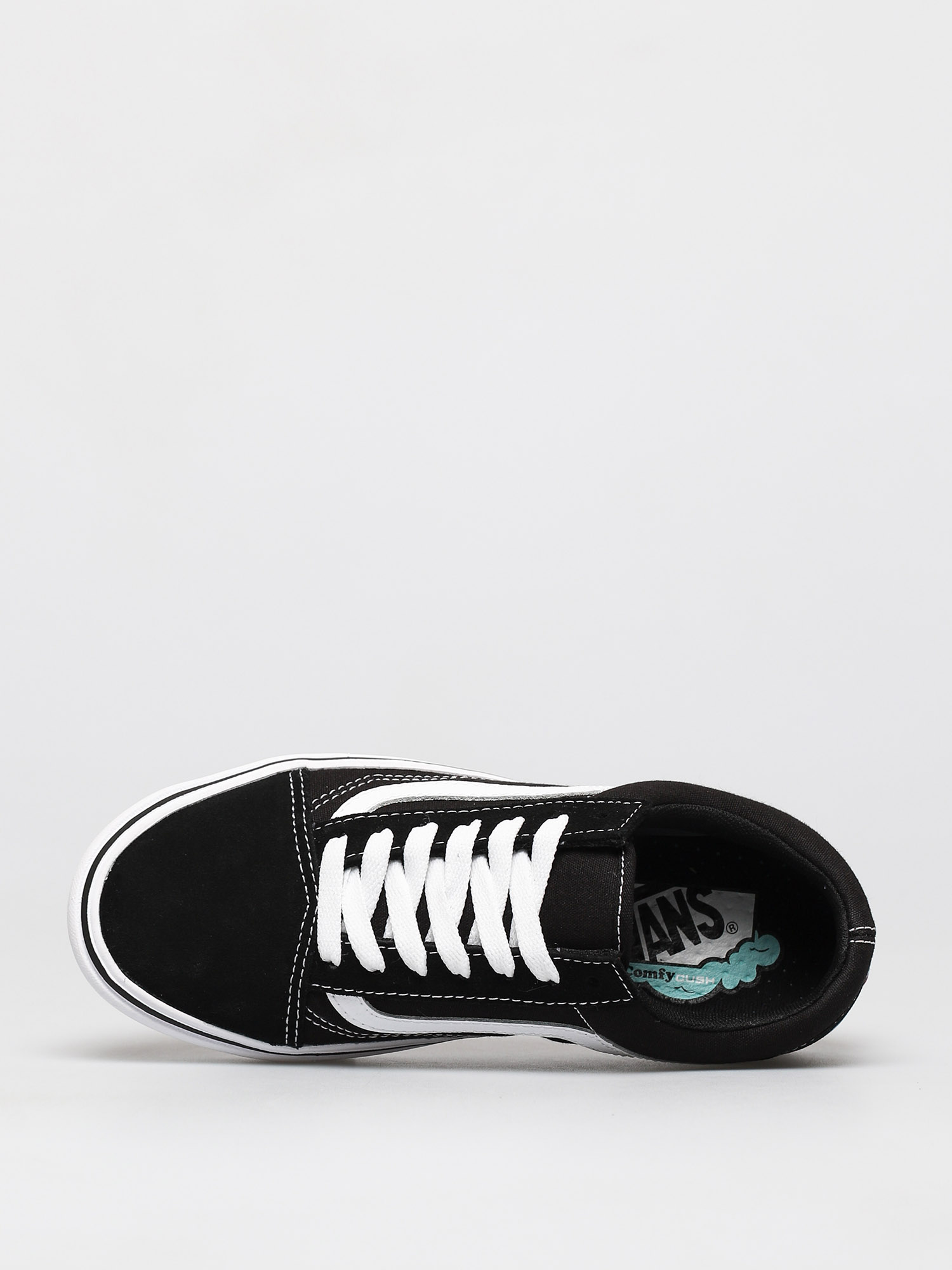 vans comfycush old skool leather