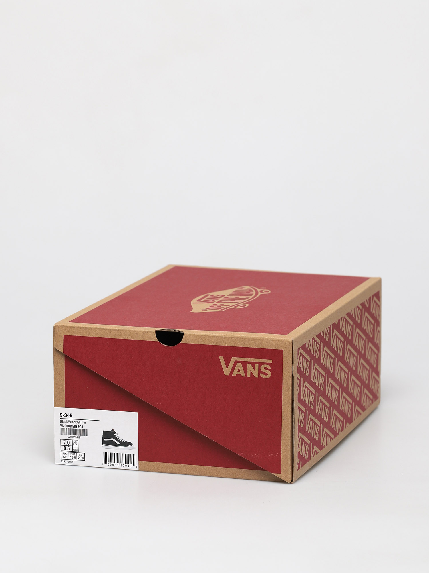 Boty Vans Sk8 Hi (black/black/white)