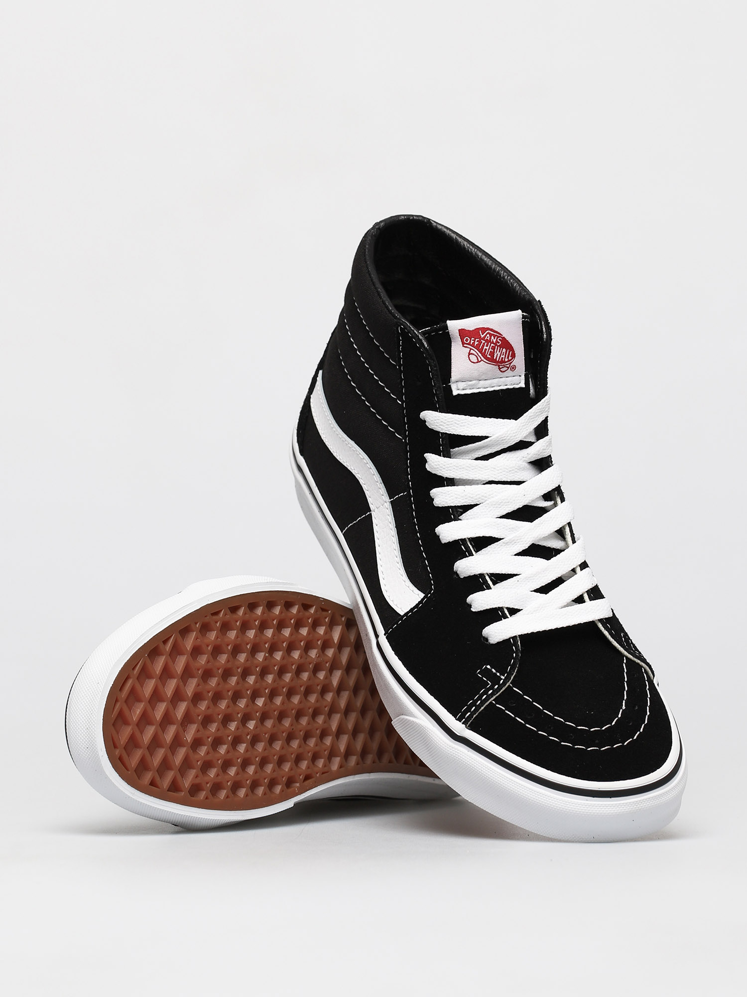Boty Vans Sk8 Hi (black/black/white)