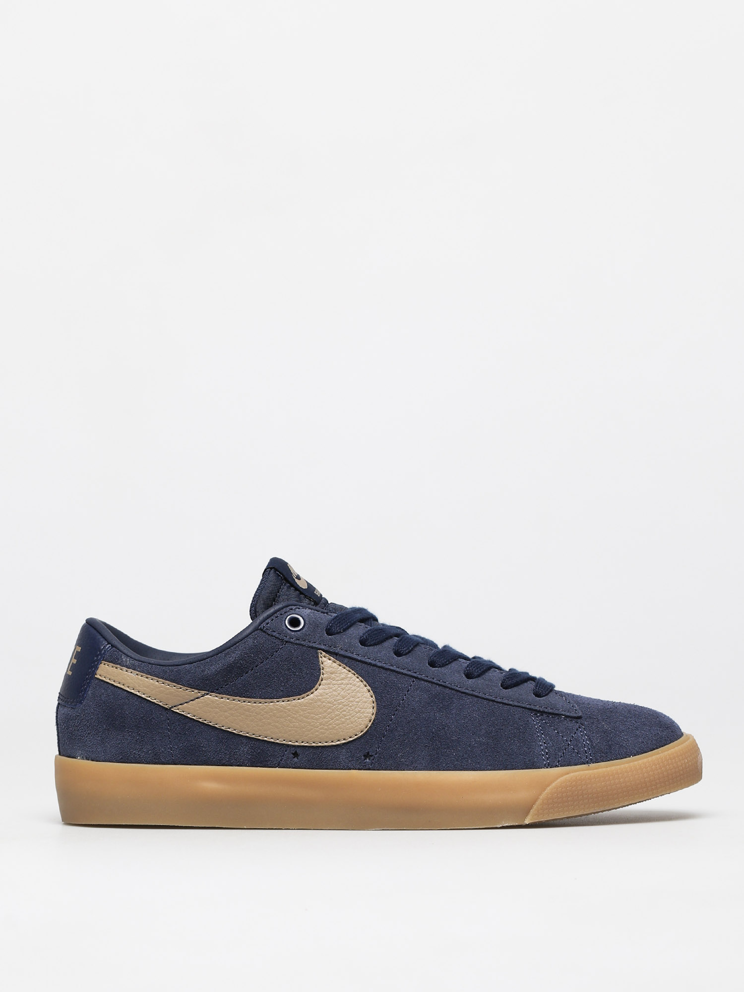 Boty Nike SB Blazer Low Gt (midnight navy/khaki gum light brown)