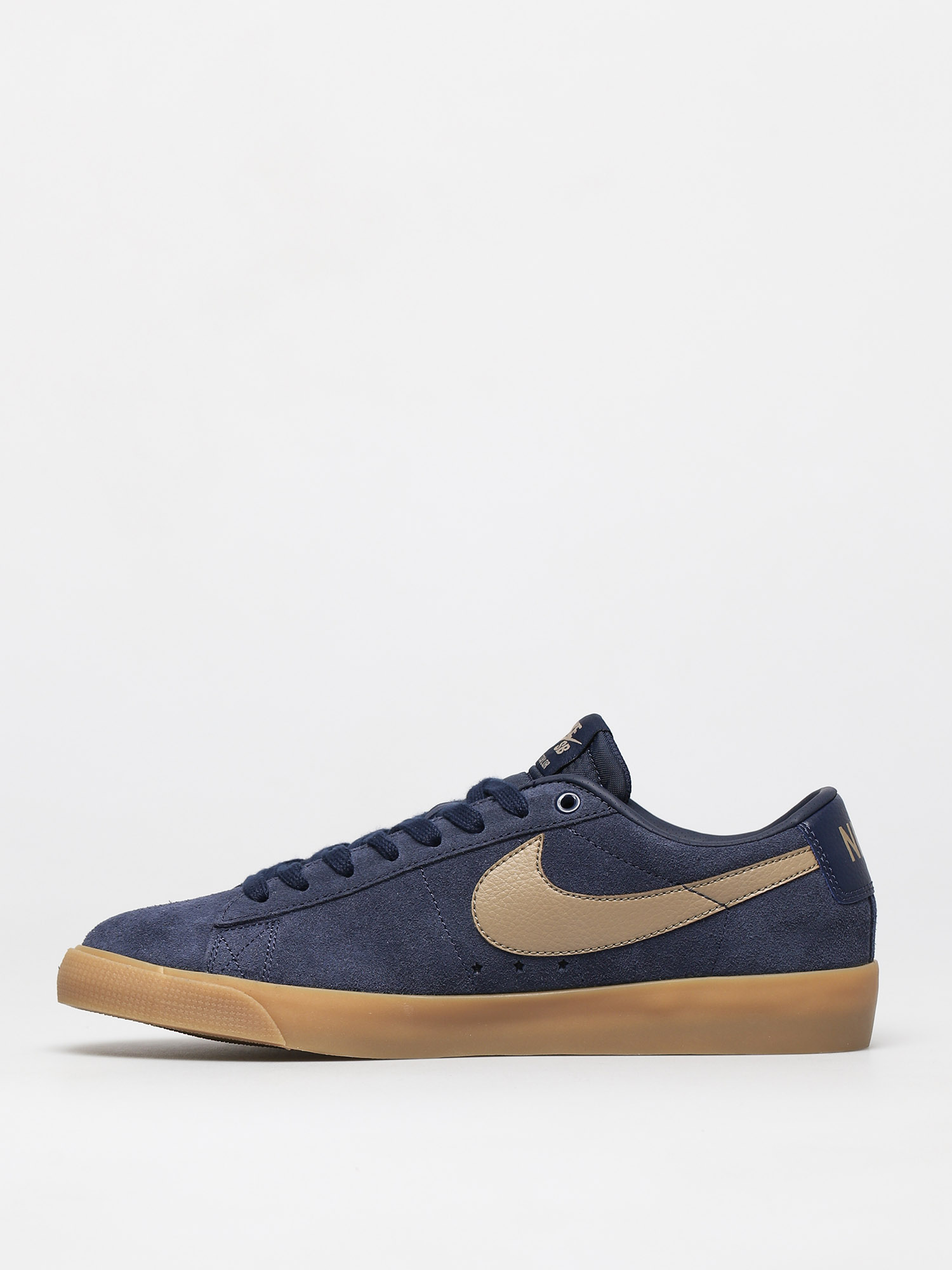 Boty Nike SB Blazer Low Gt (midnight navy/khaki gum light brown)