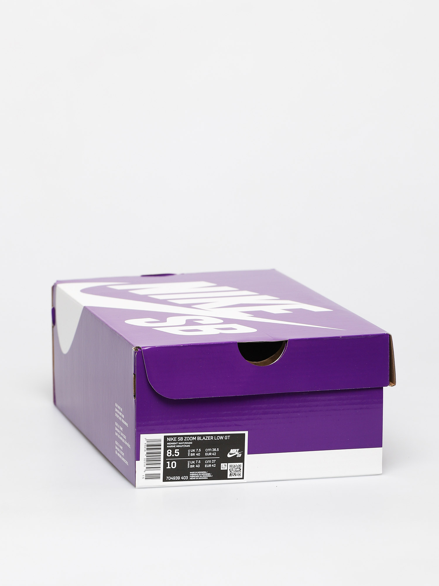 Boty Nike SB Blazer Low Gt (midnight navy/khaki gum light brown)