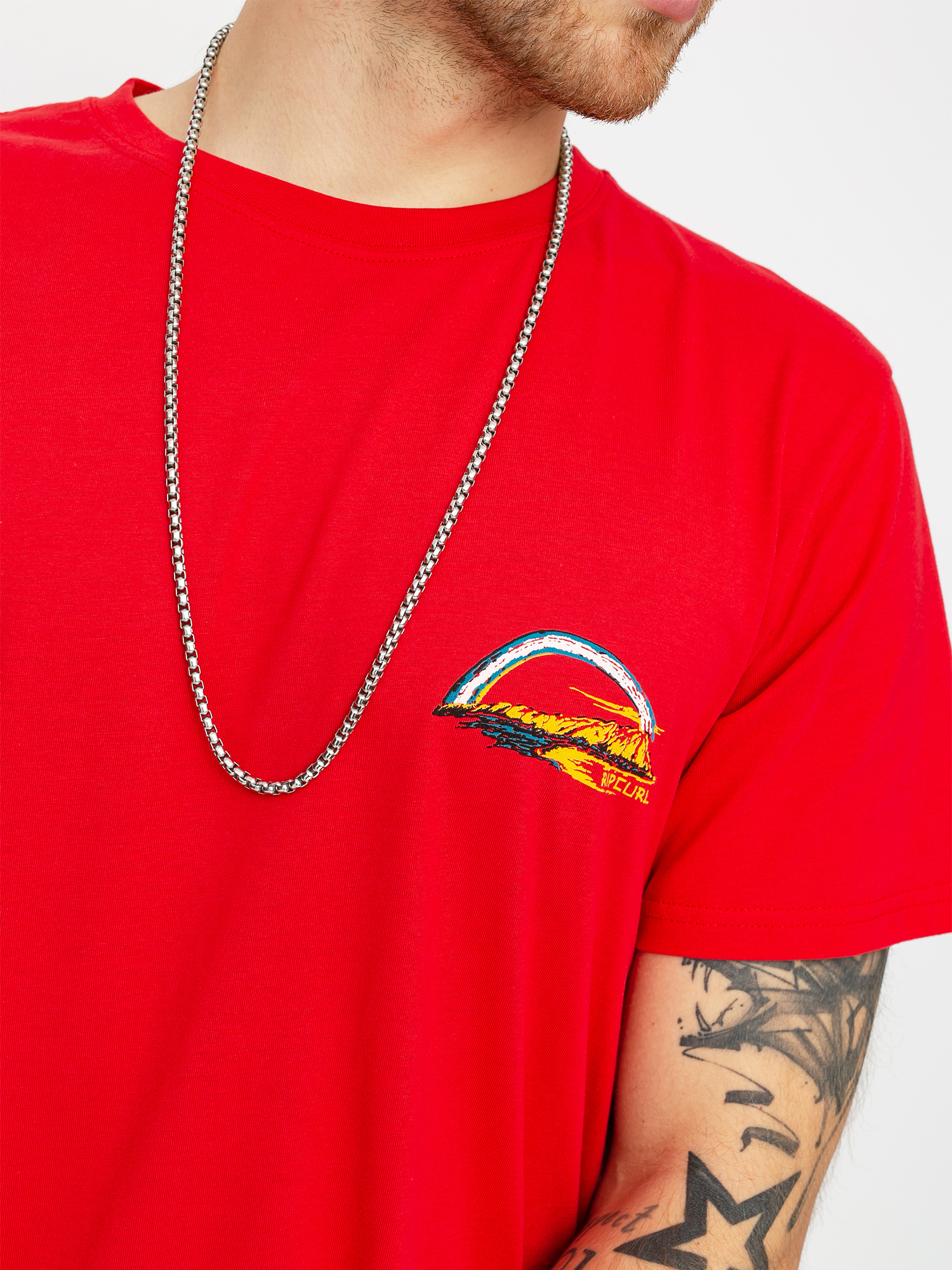 Tričko Rip Curl Hawaiian Trip (bright red)