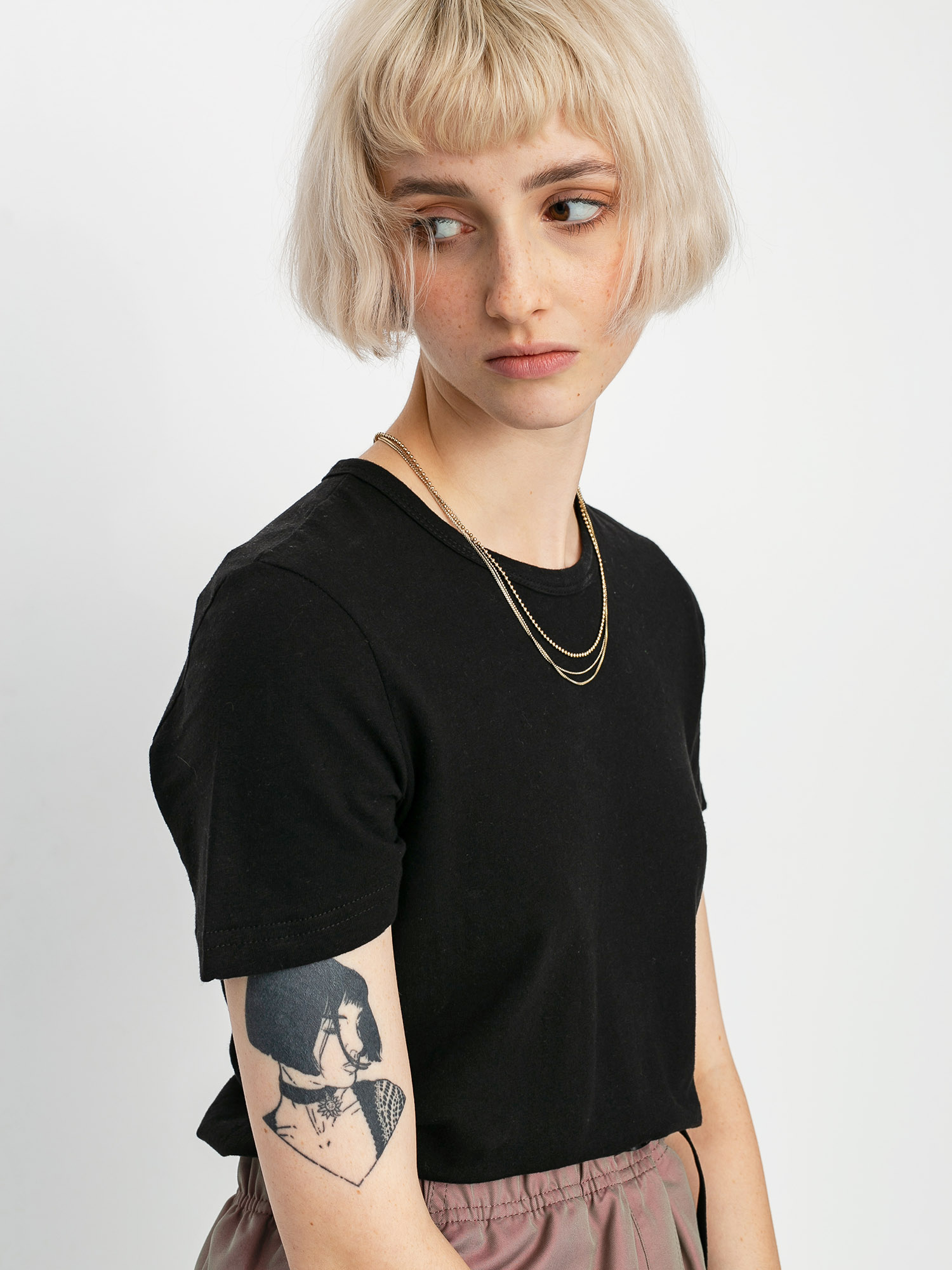 Tričko Brixton Karlie Baby Wmn (black)