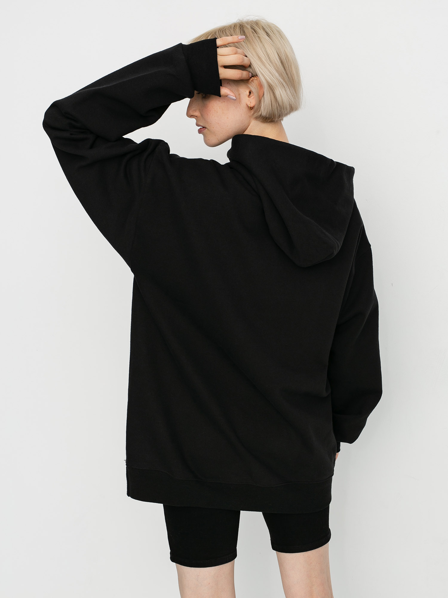 Mikina s kapucí Thrasher Flame HD Wmn (black)