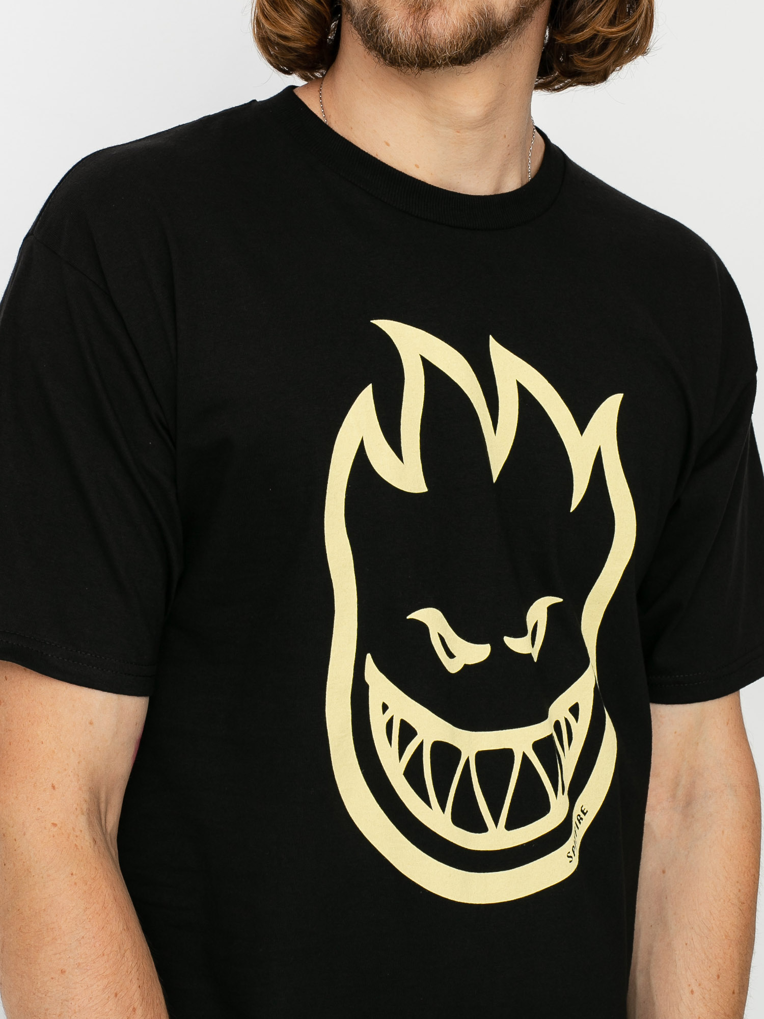Tričko Spitfire Bighead (black/dschrg)