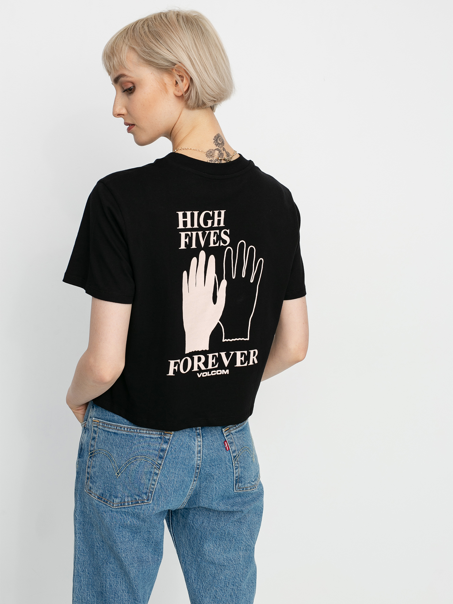 Tričko Volcom Pocket Dial Wmn (black)