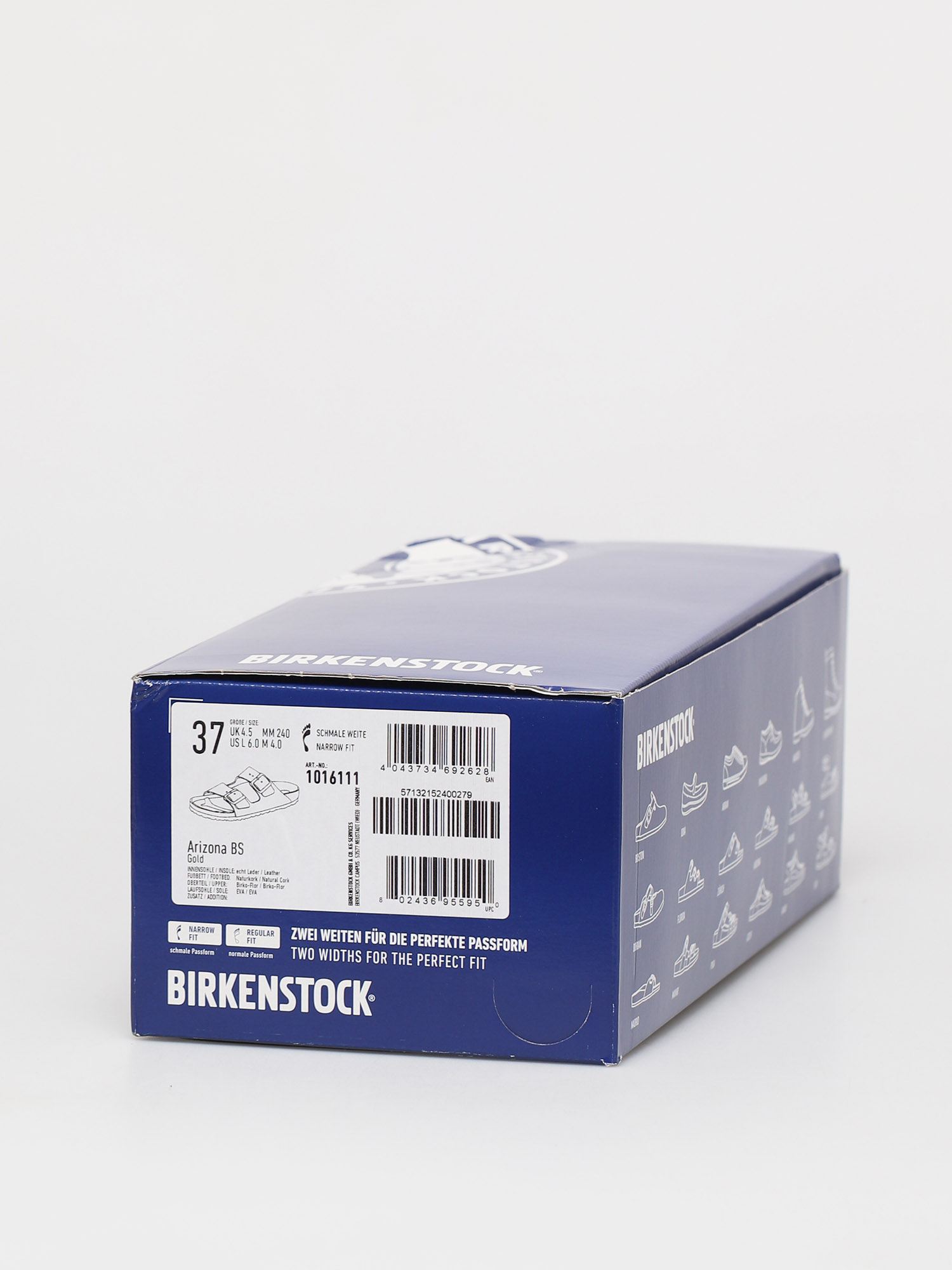 Plážovky Birkenstock Arizona Narrow Wmn (gold)