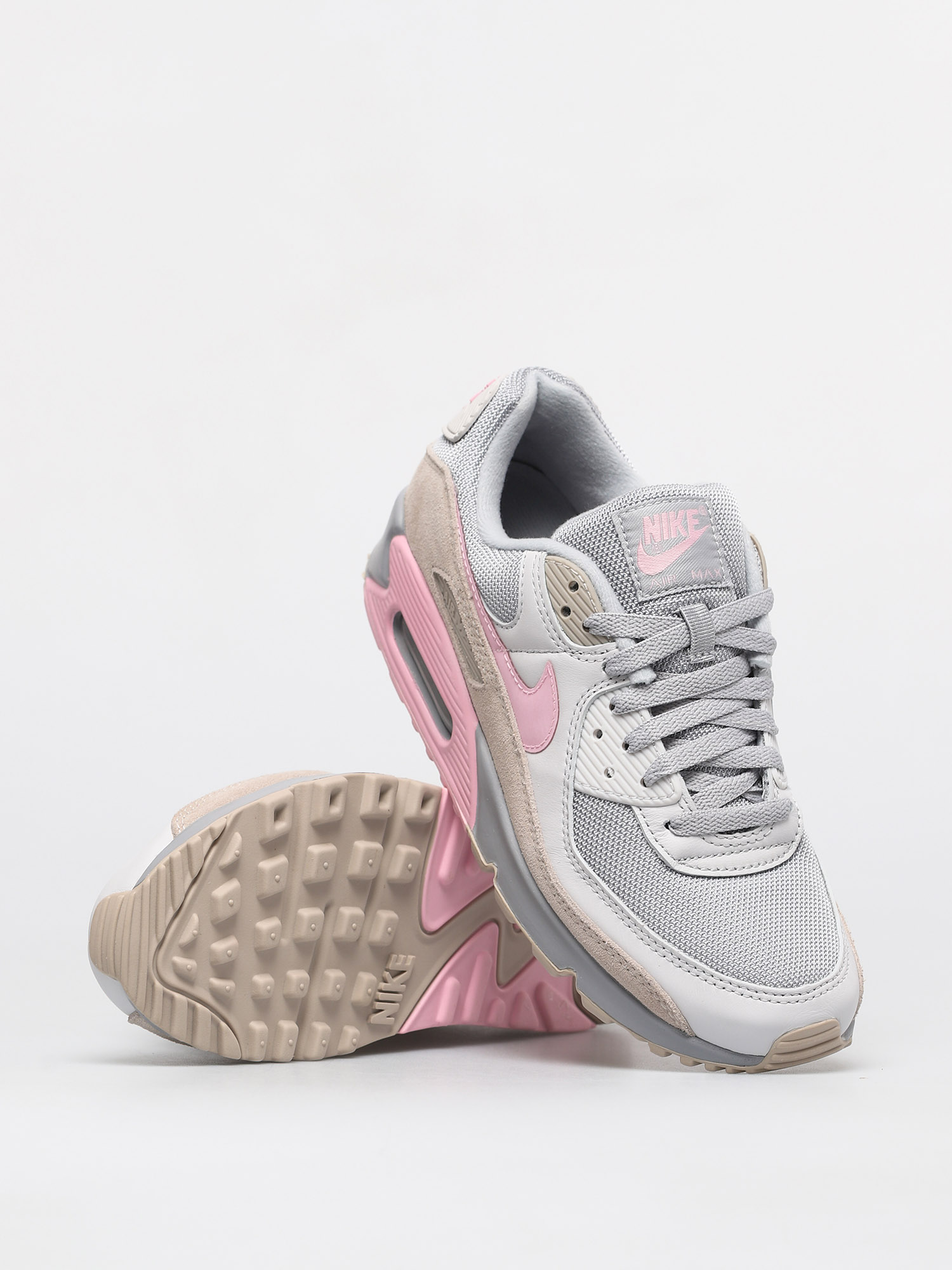Boty Nike Air Max 90 (vast grey/pink wolf grey string)