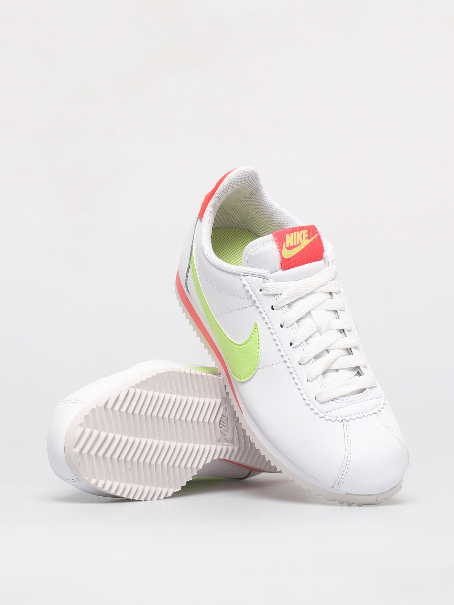 Boty Nike Classic Cortez Wmn (white/barely volt flash crimson)
