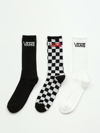 Ponožky Vans Classic Crew 3P (black/checkerboard)