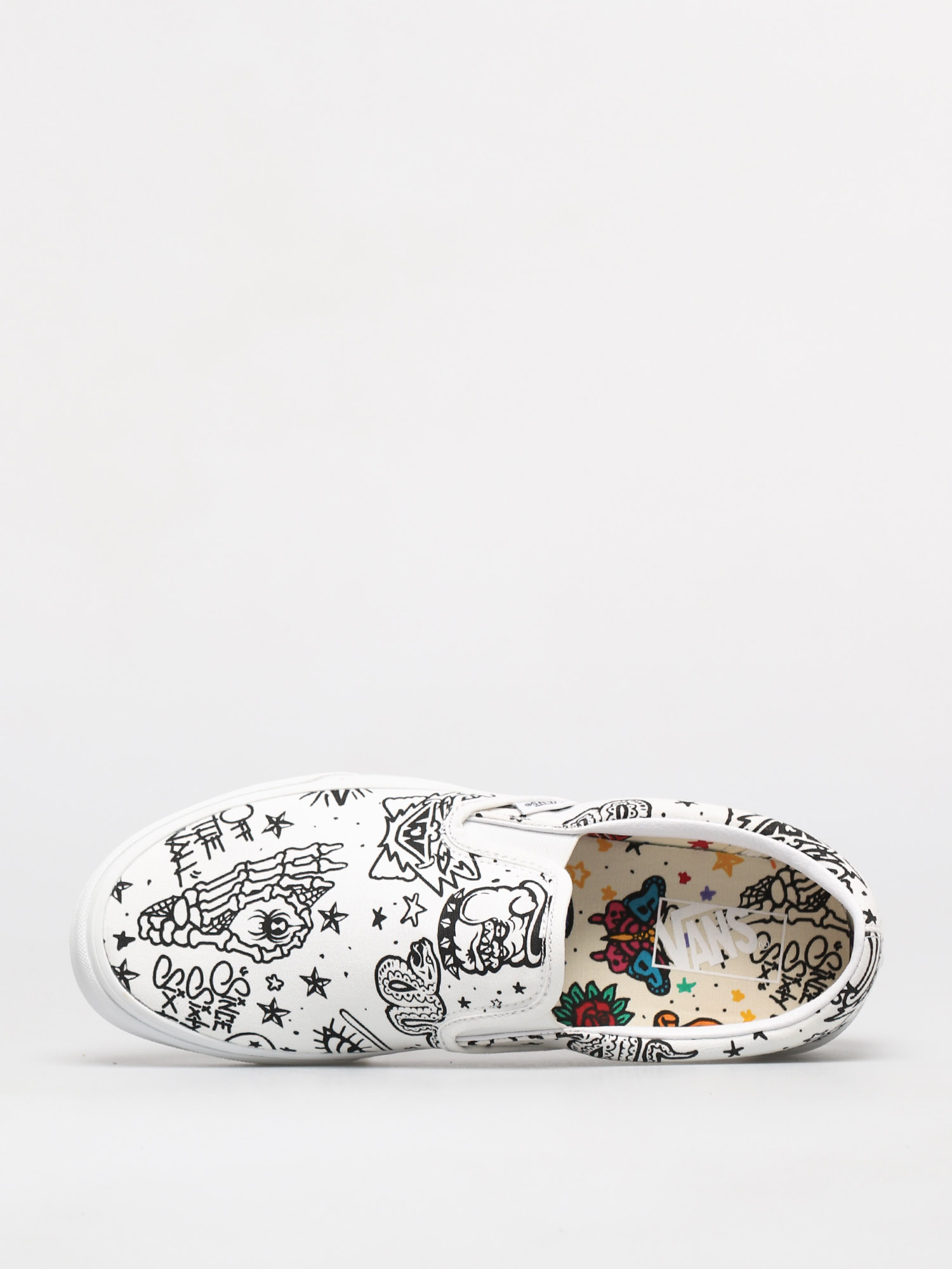Boty Vans Classic Slip On (u color tattoo/true white)
