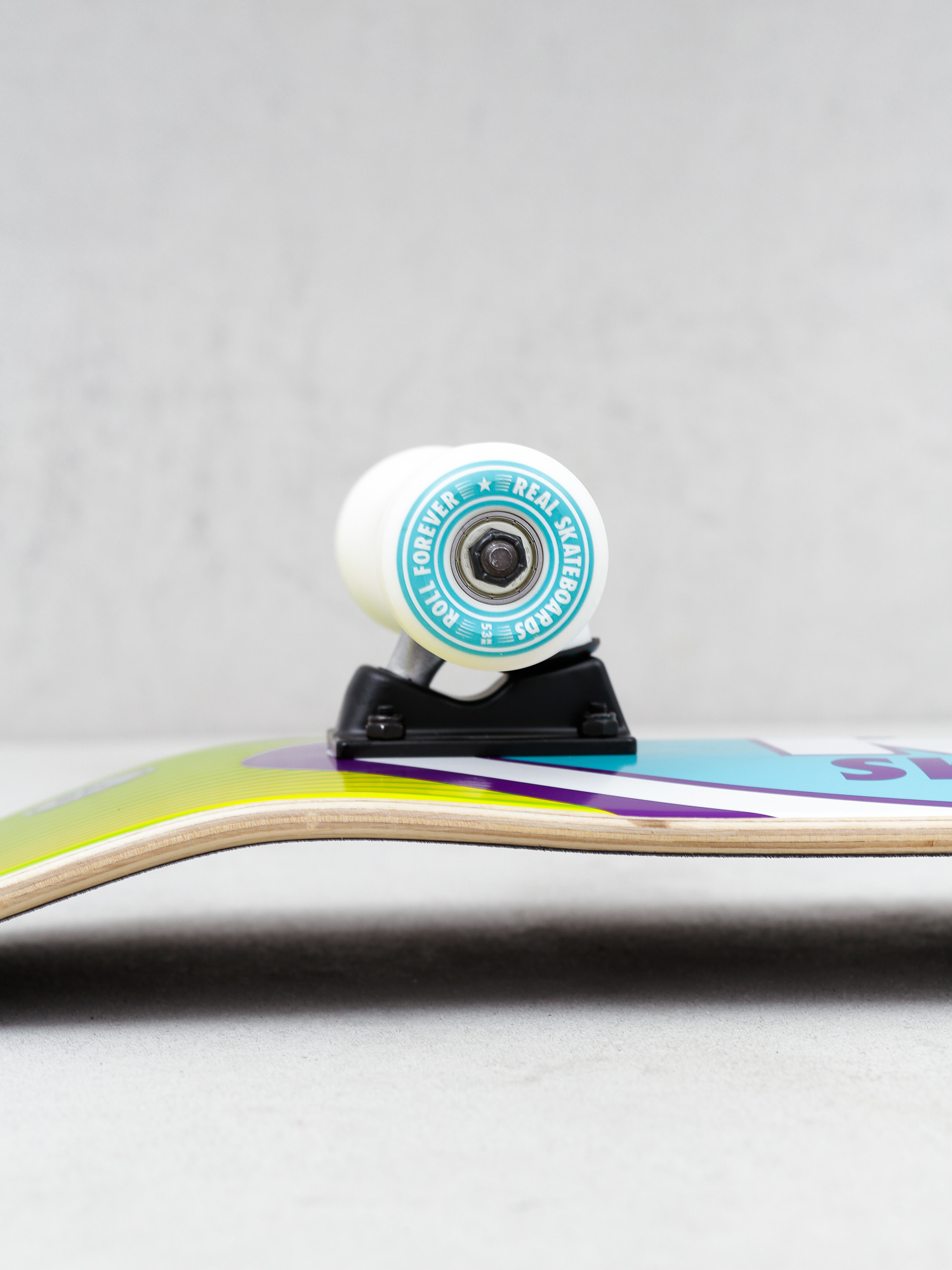 Skateboard Real Rays (yellow/green)