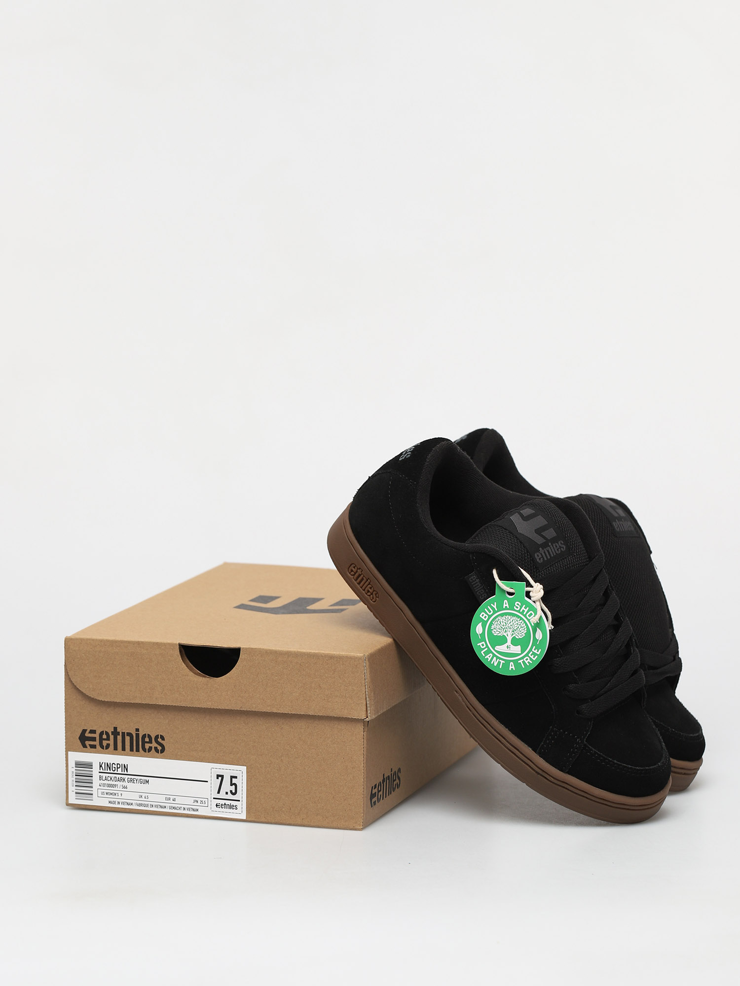 Boty Etnies Kingpin (black/dark grey/gum)