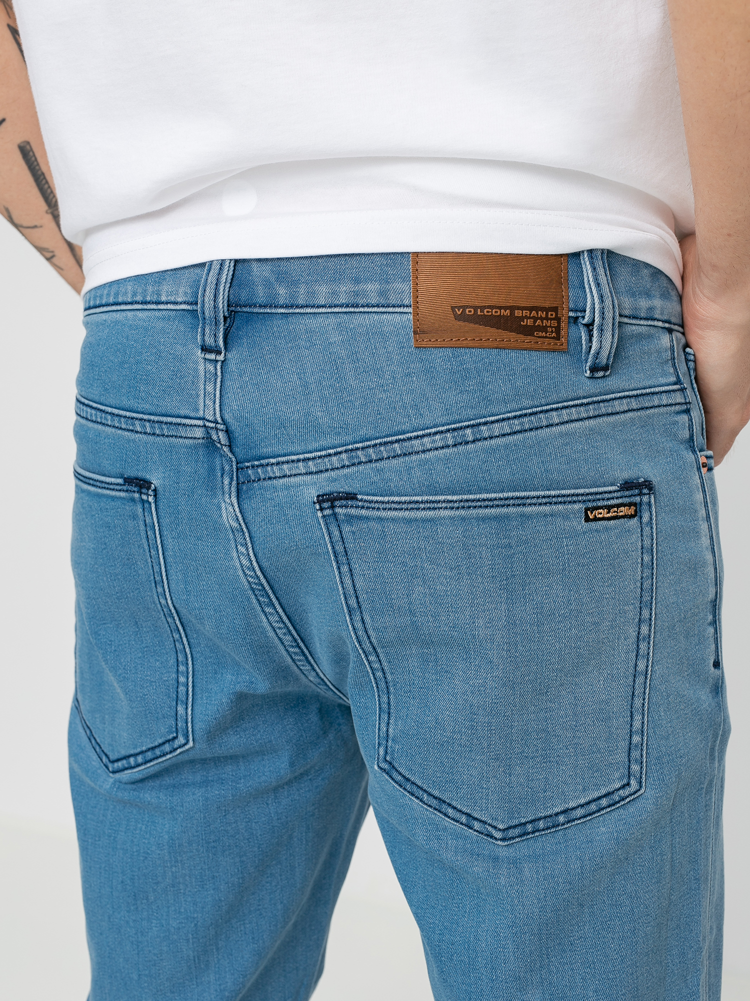 Kalhoty Volcom Solver Denim (flat vintage indigo)