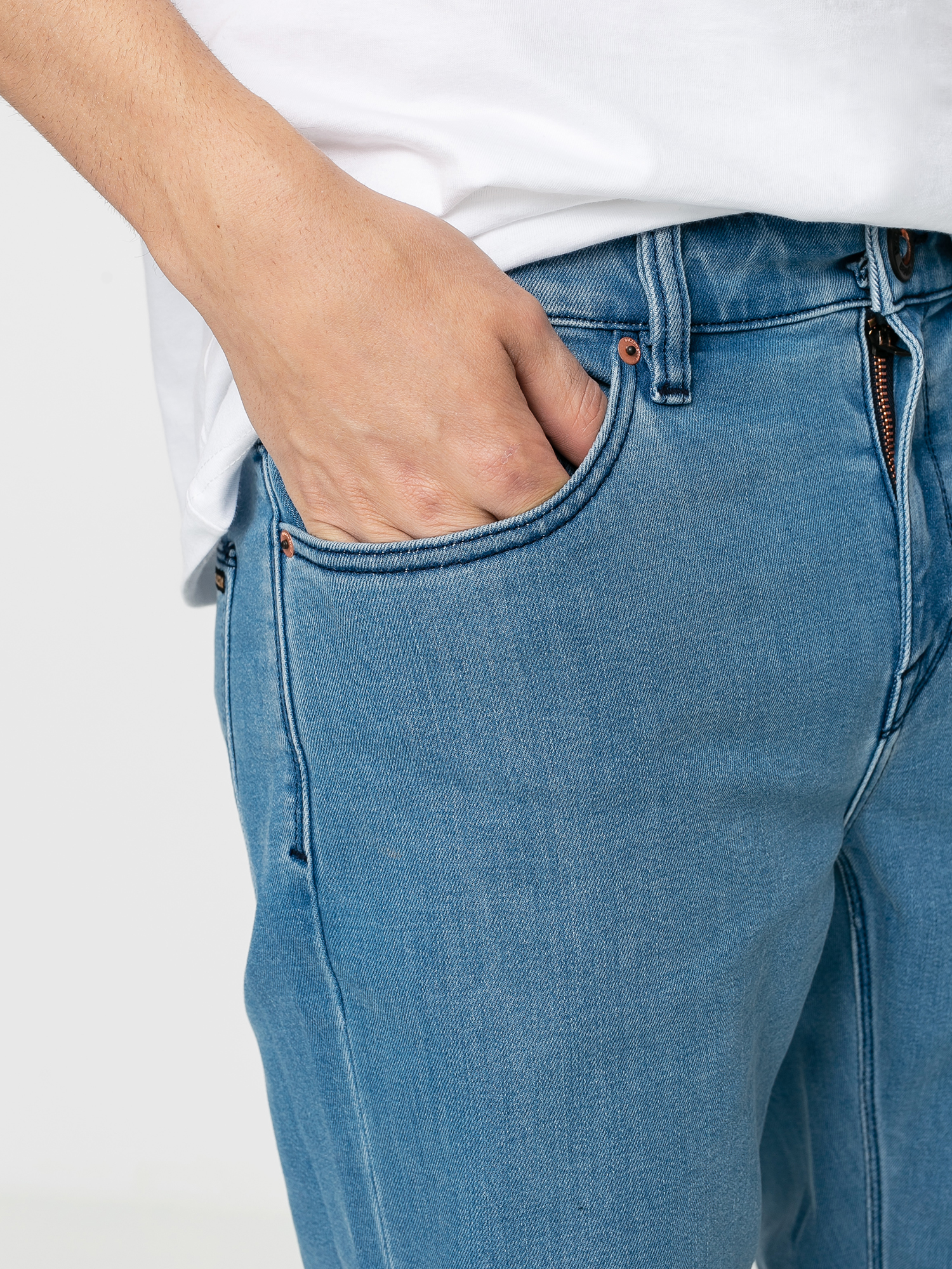 Kalhoty Volcom Solver Denim (flat vintage indigo)