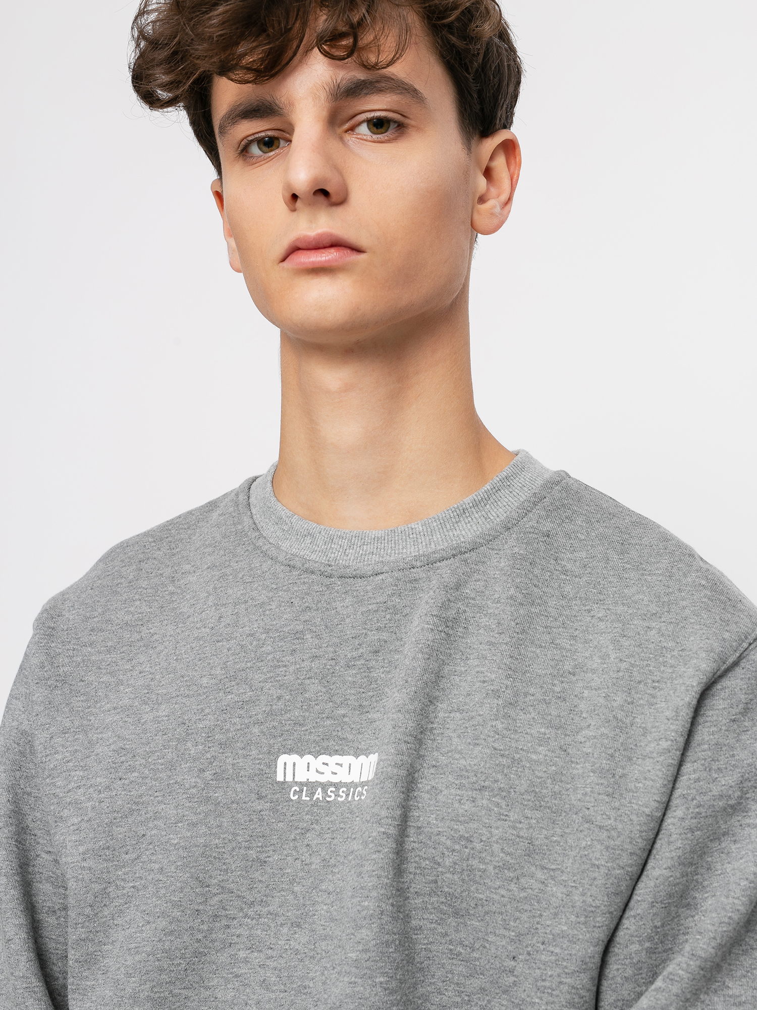 Mikina MassDnm Classics Small Logo (lt heather grey)