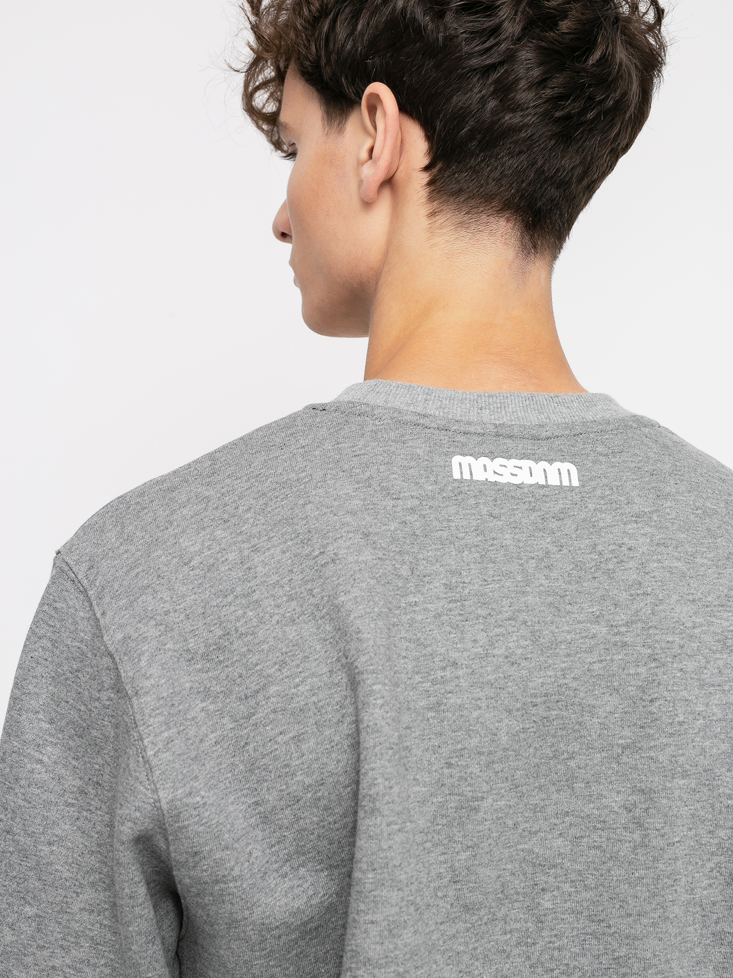 Mikina MassDnm Classics Small Logo (lt heather grey)