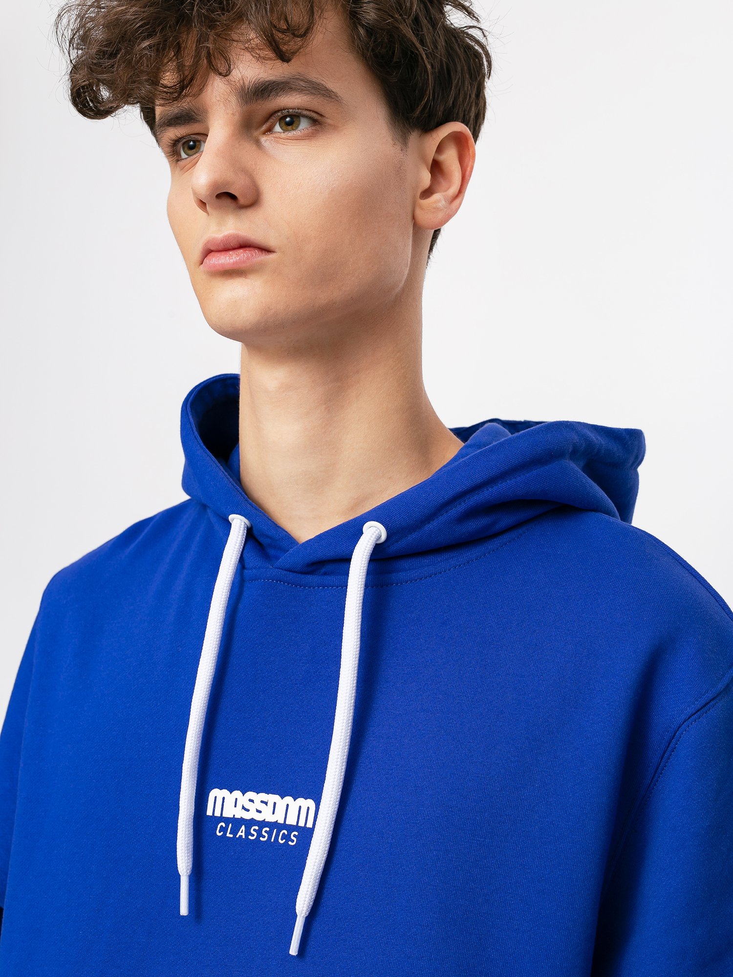 Mikina s kapucí MassDnm Classics Small Logo HD (royal)