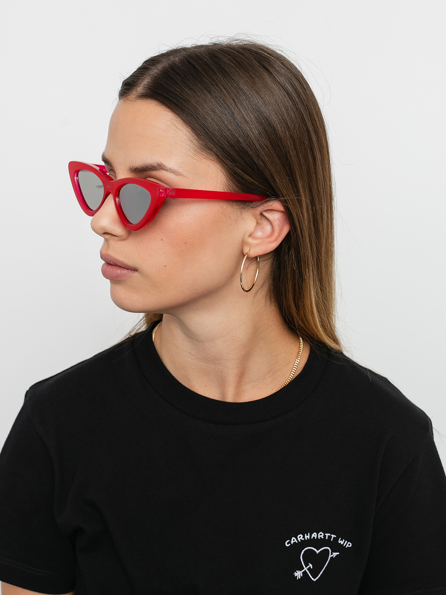 Sluneční brýle Le Specs X Adam Selman The Last Lolita (opaque red)