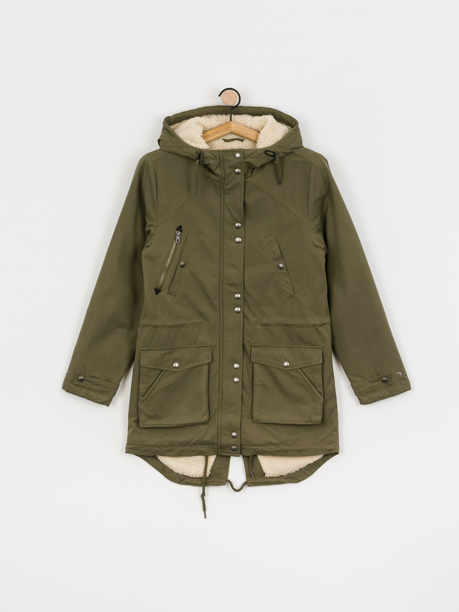 Bunda Volcom Walk On By 5K Parka Wmn (olive)