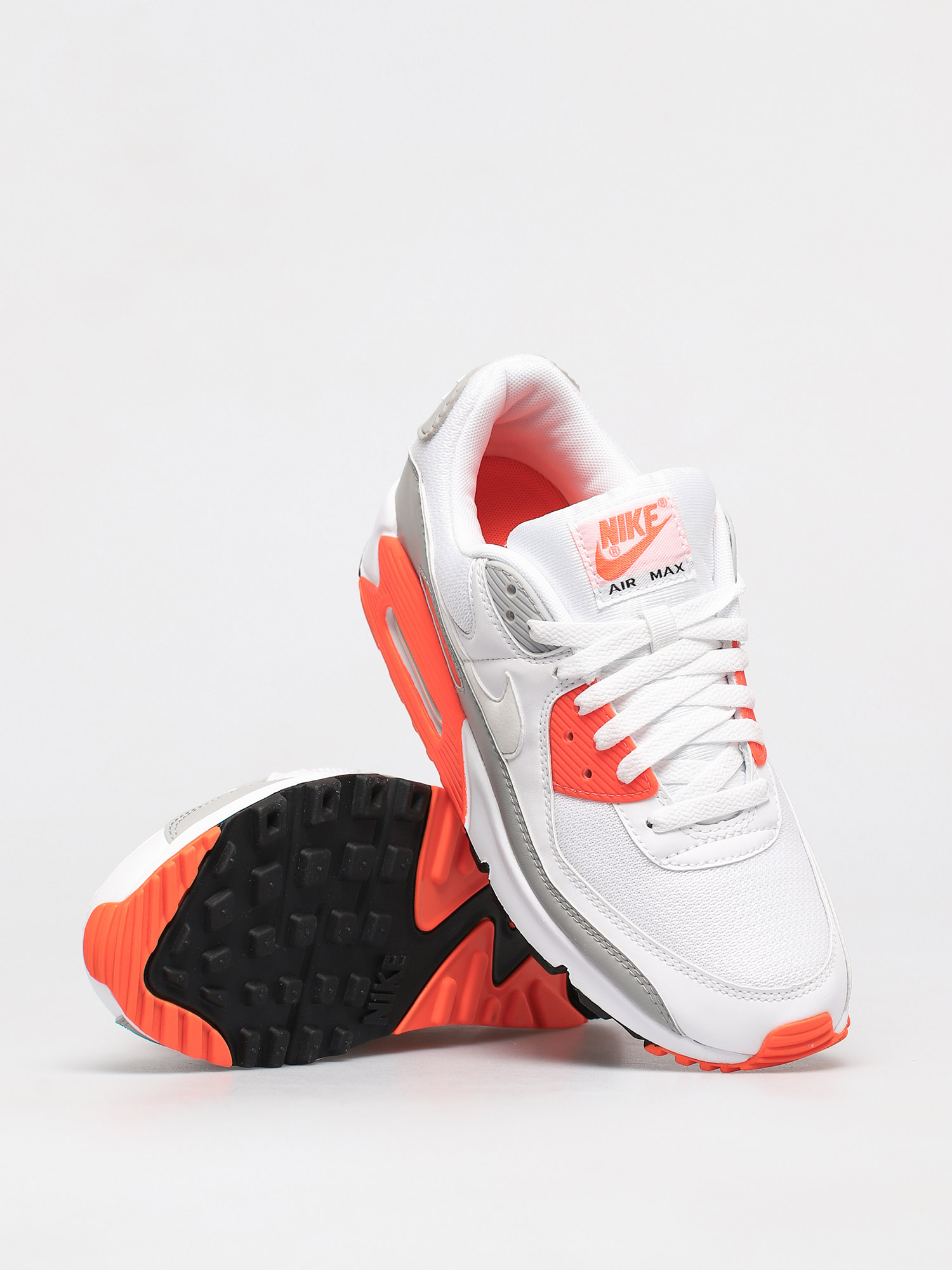 Boty Nike Air Max 90 (white/white hyper orange lt smoke grey)