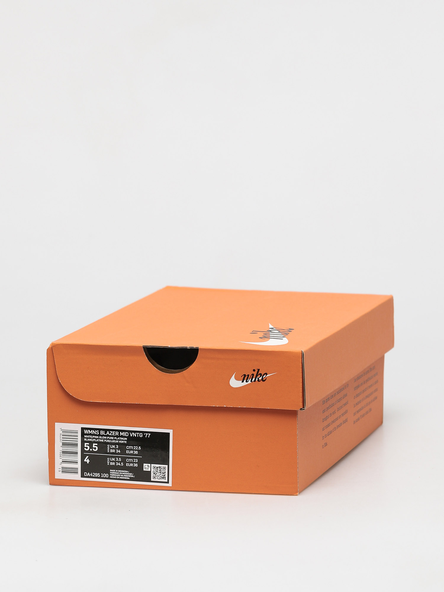 Boty Nike Blazer Mid Vntg 77 Wmn (white/pink glow pure platinum)