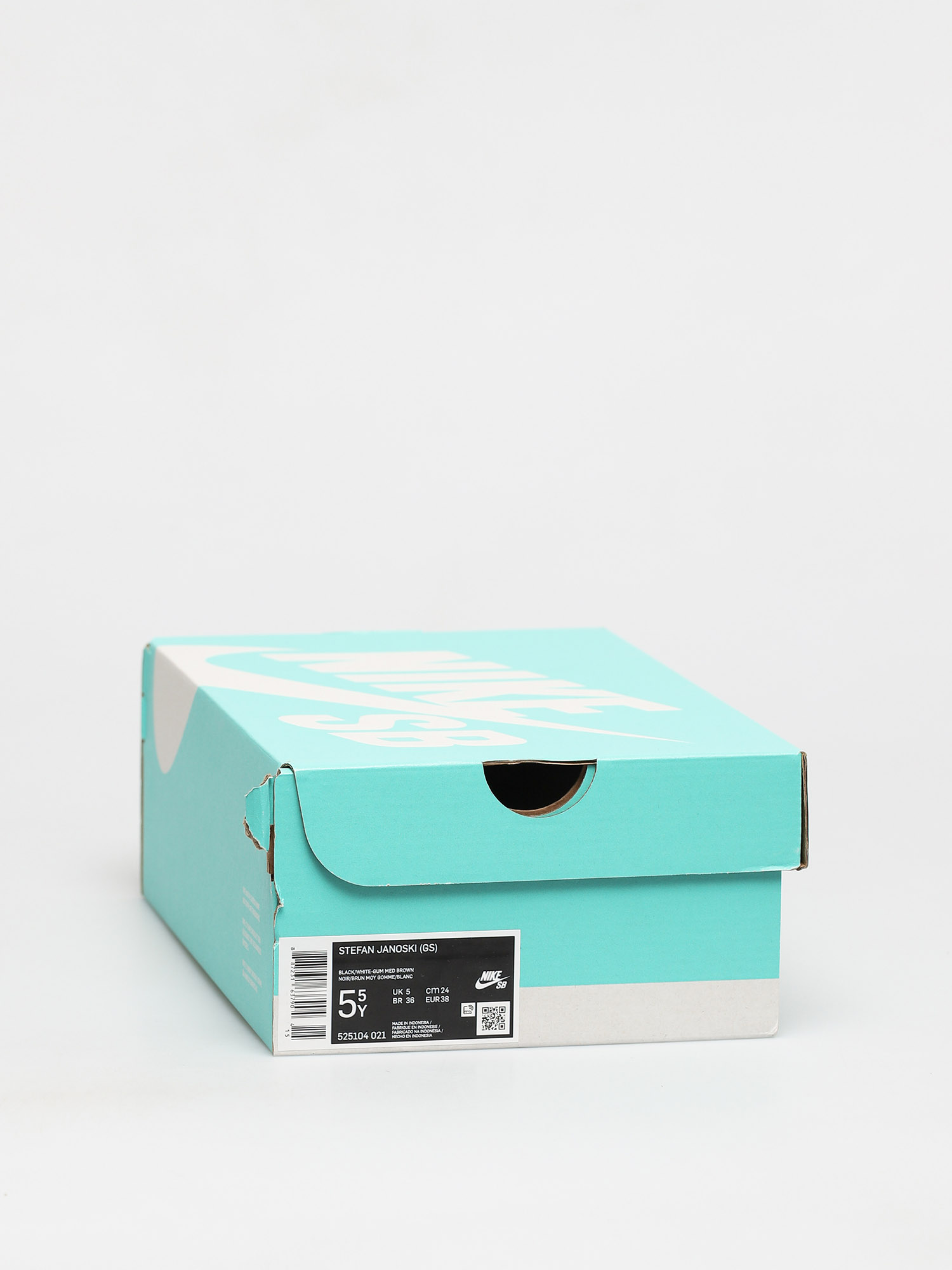 Boty Nike SB Stefan Janoski GS (black/white gum med brown)