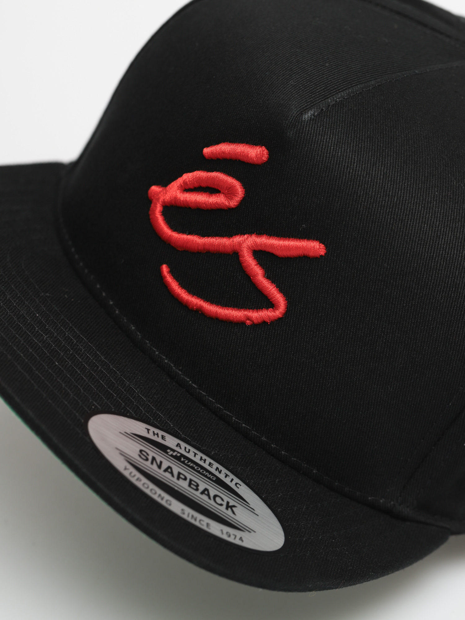 Kšiltovka  eS Script Snapback ZD (black)