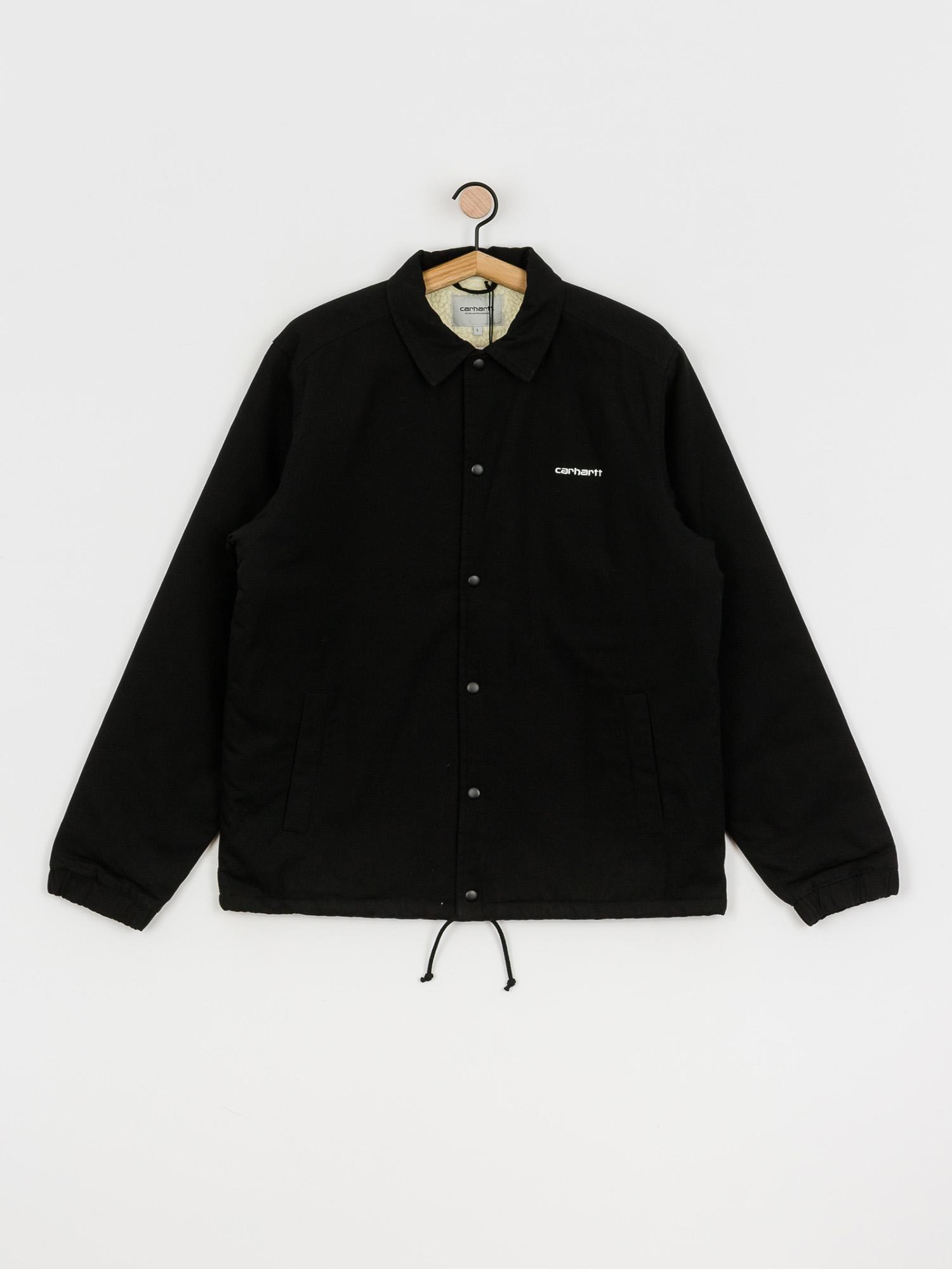 Bunda Carhartt WIP Canvas Coach (black/white)
