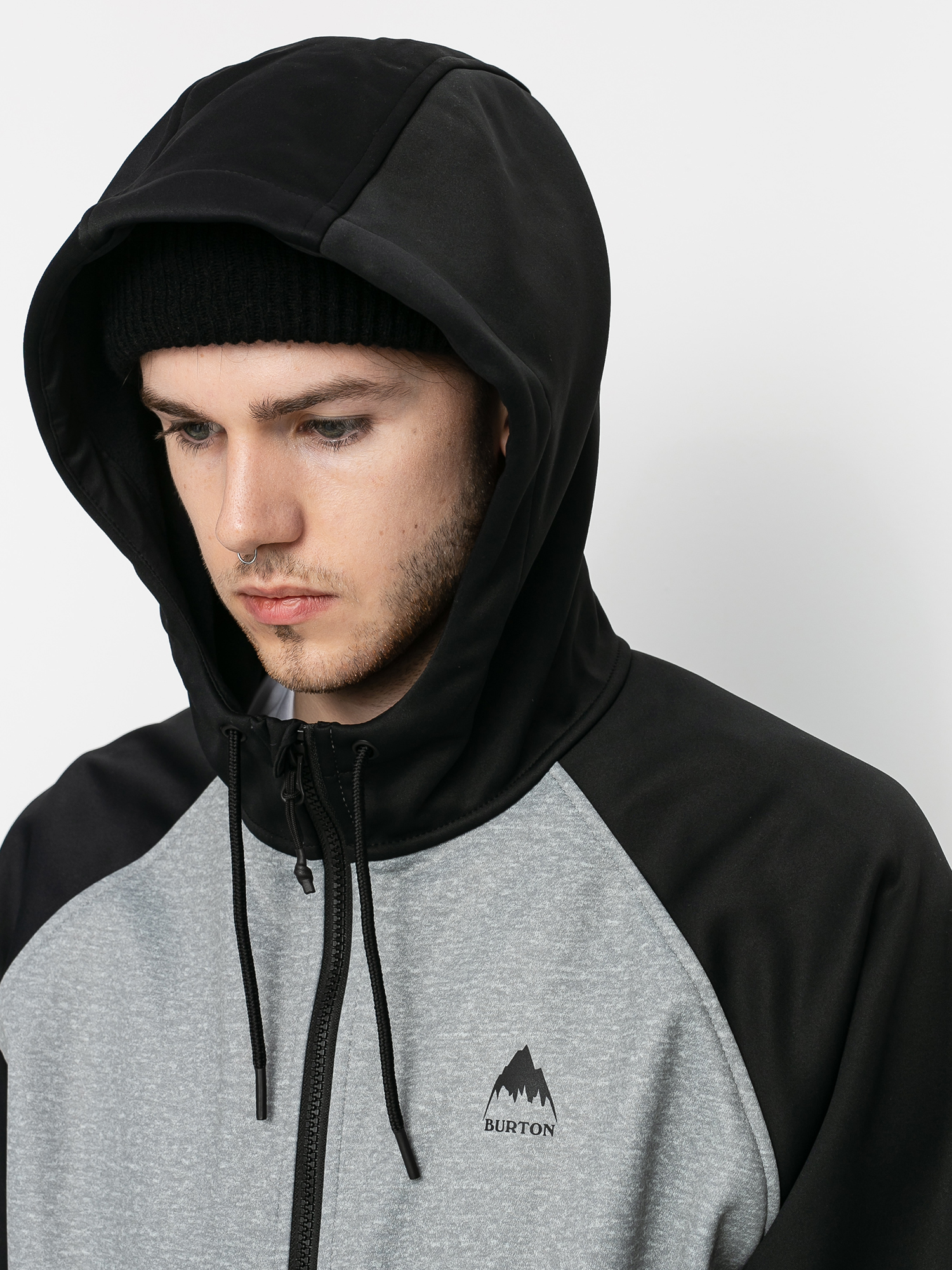 Pánská Termomikina Burton Crown Weatherproof ZHD (gray heather/true black)