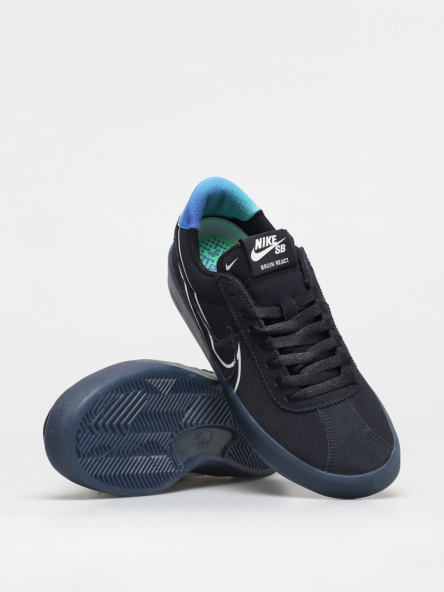 Boty Nike SB Bruin React T (dark obsidian/white hyper jade)