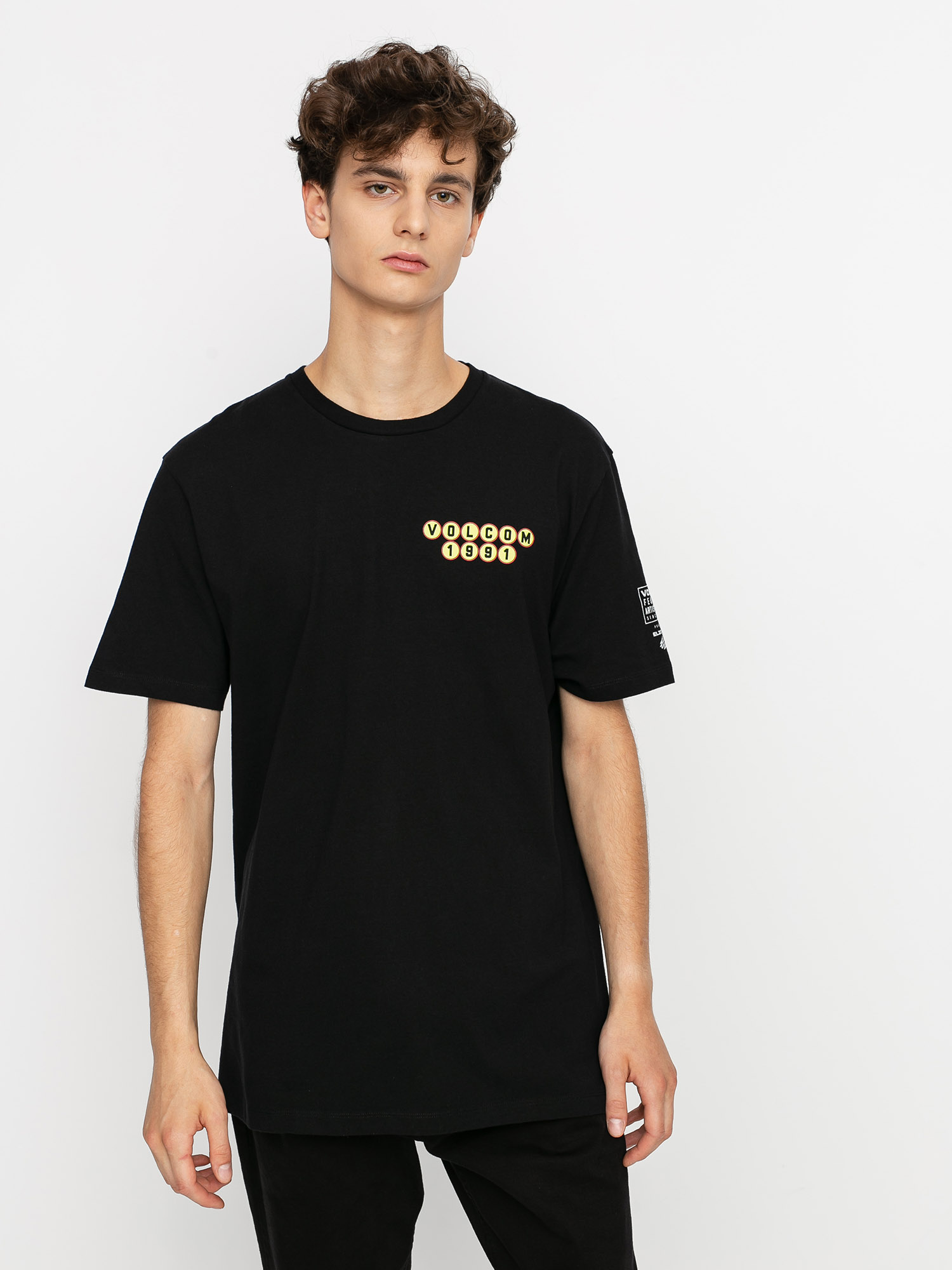 Tričko Volcom Elzo Durt (black)