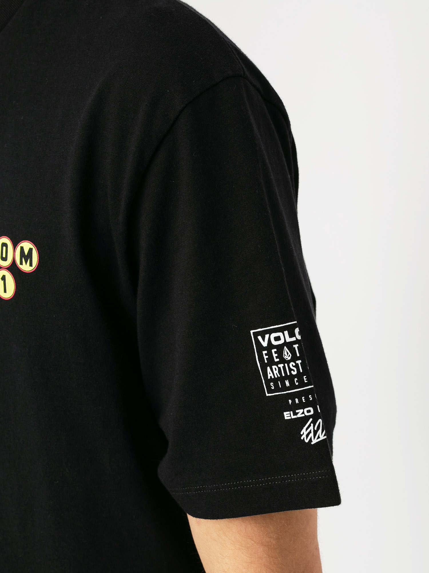 Tričko Volcom Elzo Durt (black)