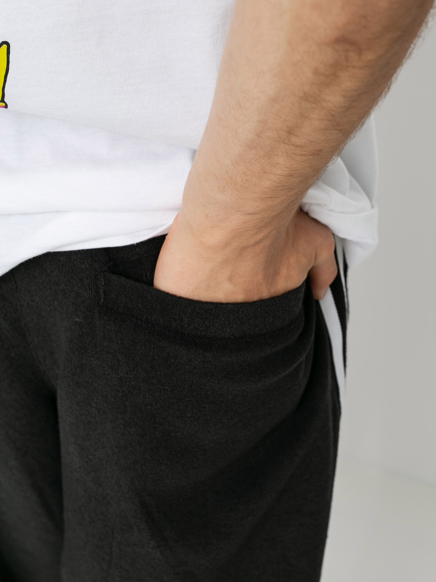 Kalhoty adidas Bouclette Pnt (black/white)