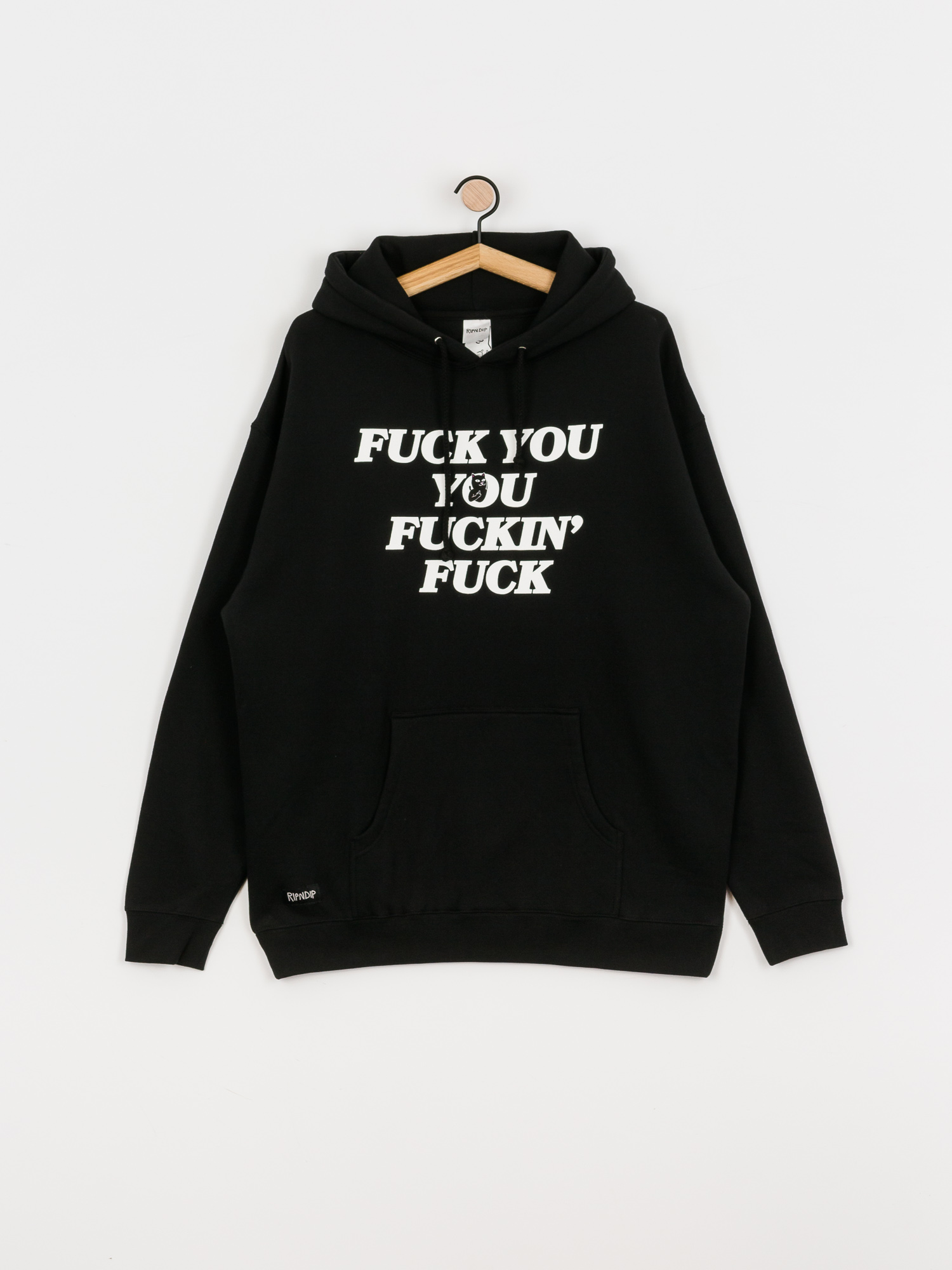 Mikina s kapucí RipNDip Fucking Fuck HD (black)