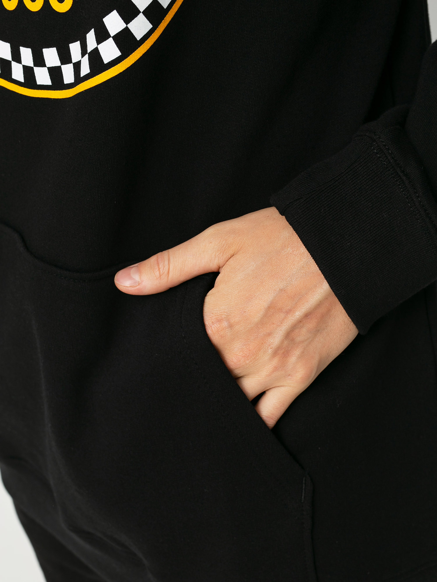 Mikina s kapucí Vans Checker 66 HD (black)