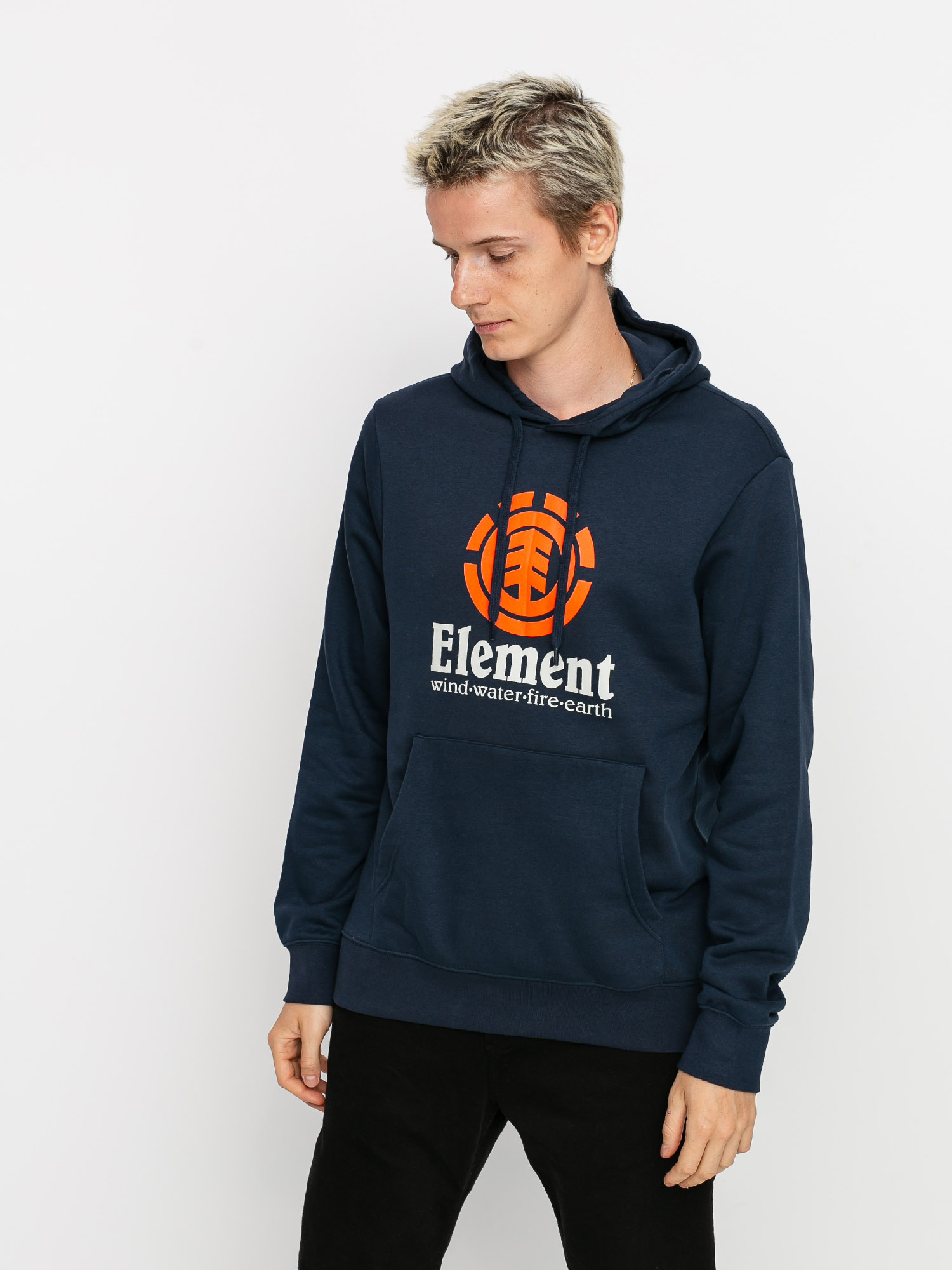 Mikina s kapucí Element Vertical HD (eclipse navy)