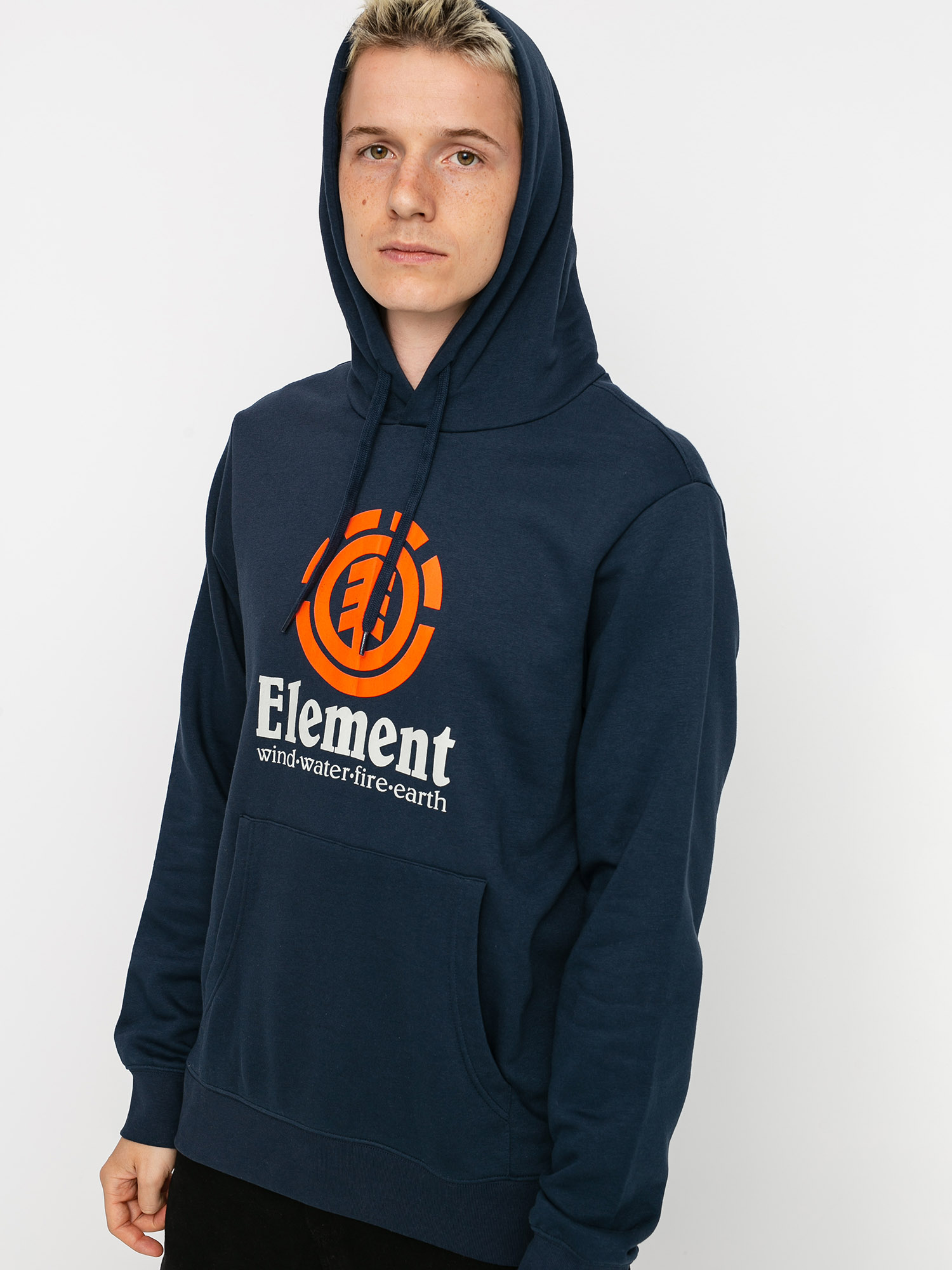 Mikina s kapucí Element Vertical HD (eclipse navy)