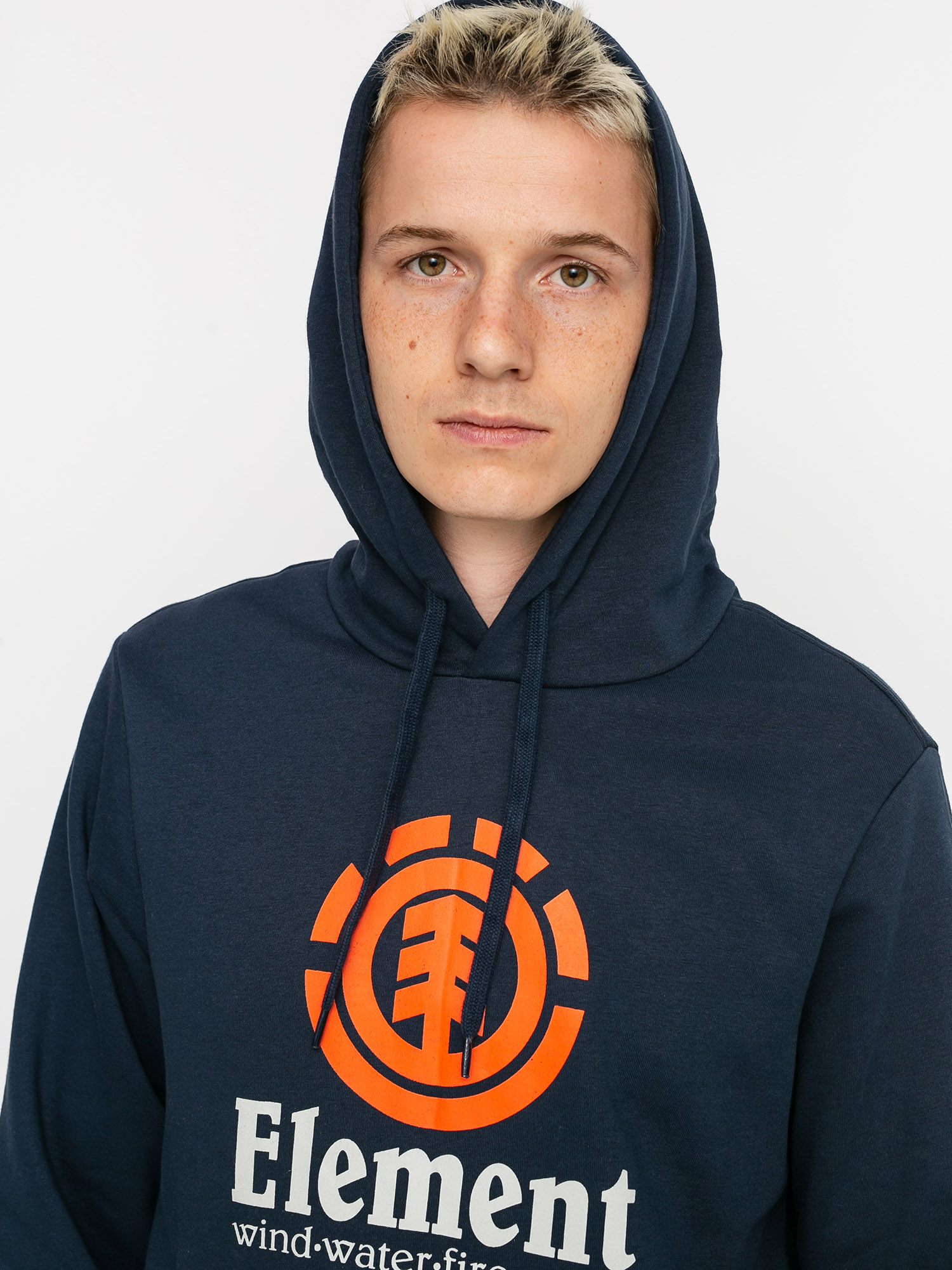 Mikina s kapucí Element Vertical HD (eclipse navy)