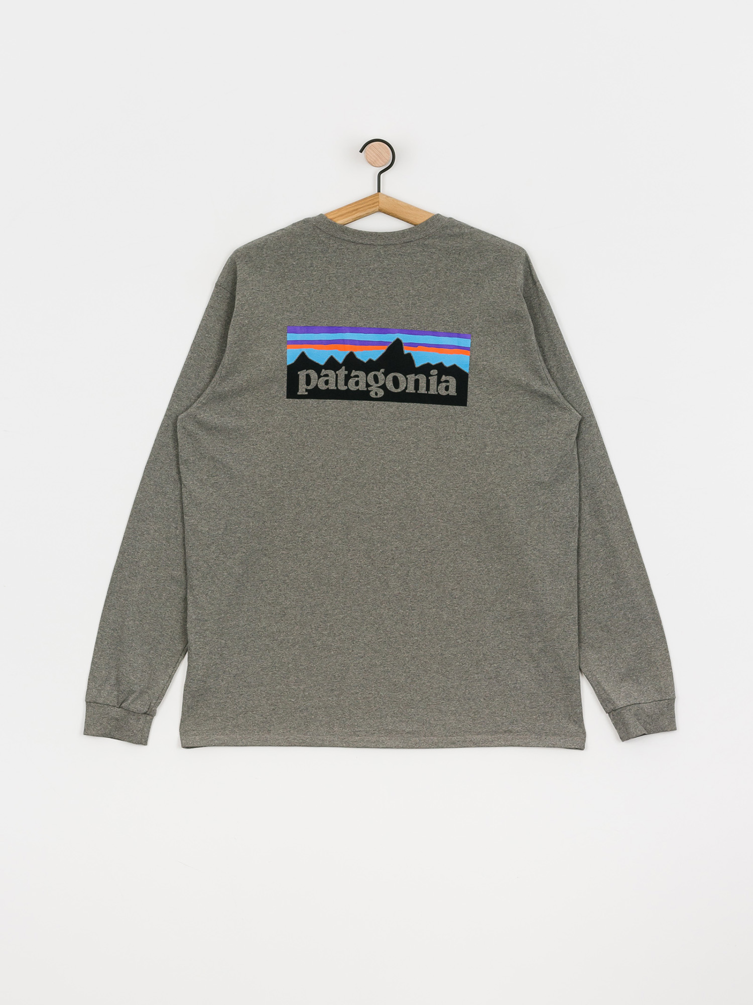 Triko Patagonia P 6 Logo Responsibili (gravel heather)
