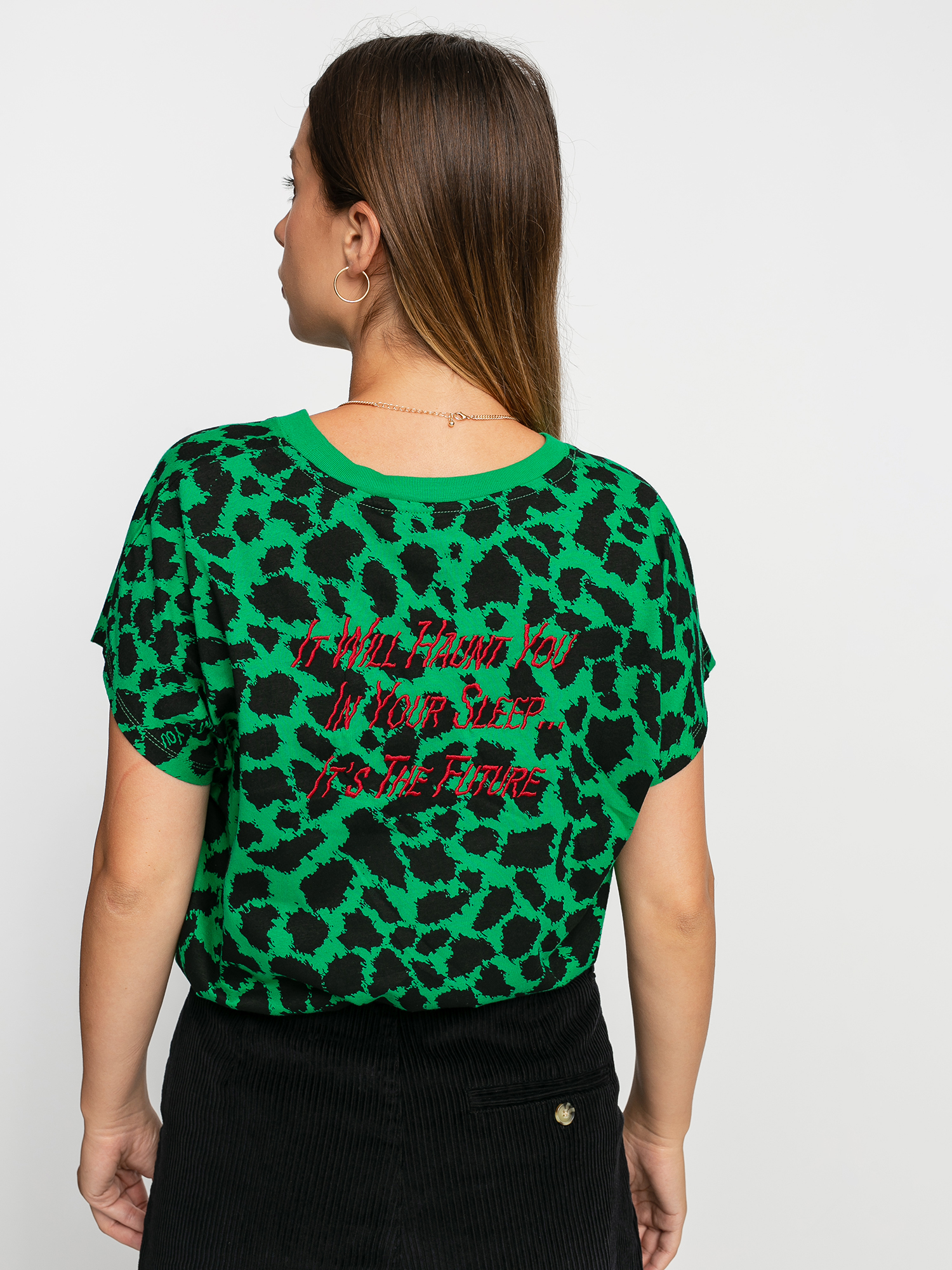 Tričko Volcom Greenfuzz Wmn (scaromatic green)