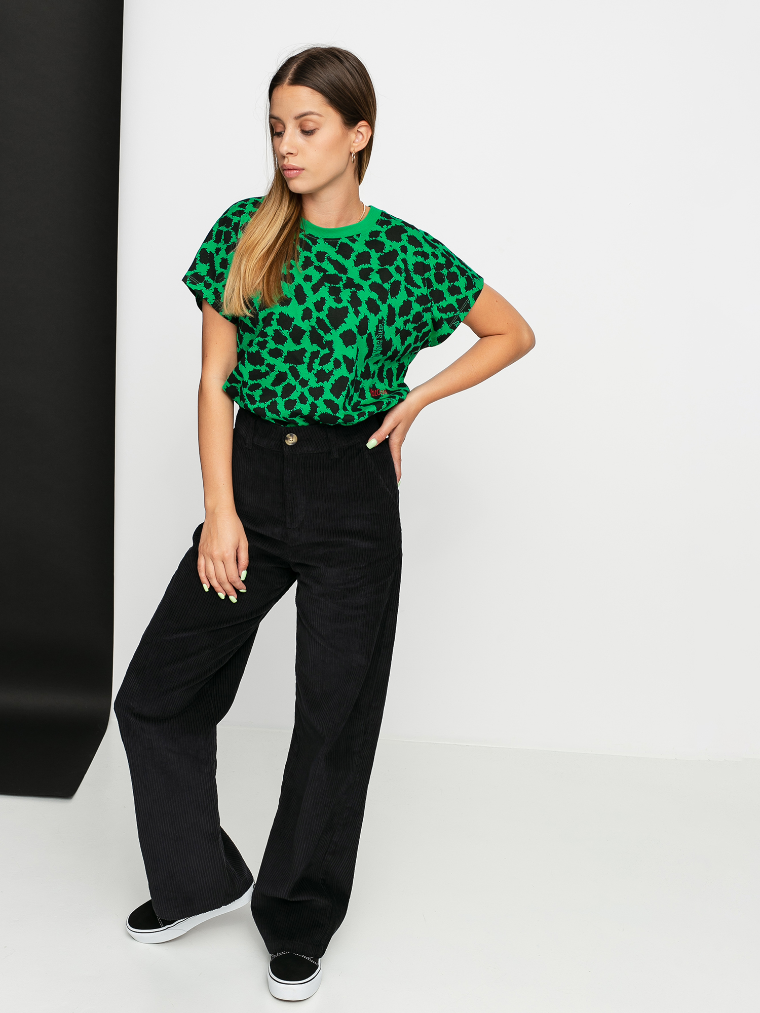 Tričko Volcom Greenfuzz Wmn (scaromatic green)