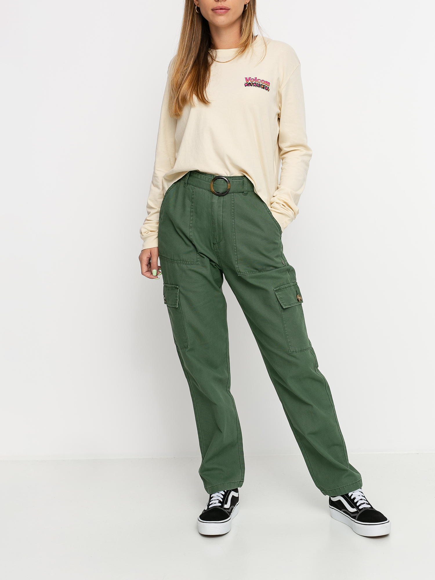 Kalhoty Roxy Sense Yourself Wmn (cilantro)