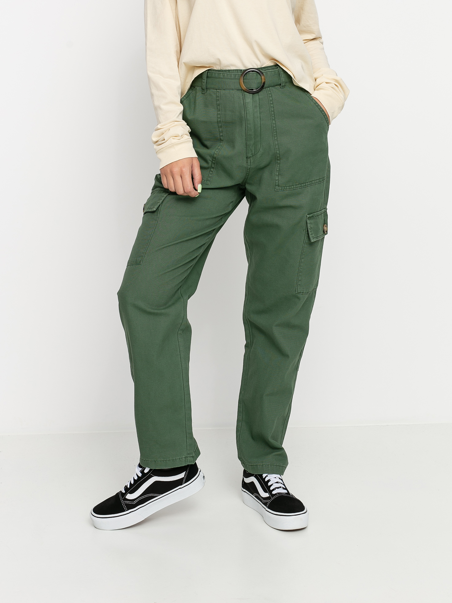 Kalhoty Roxy Sense Yourself Wmn (cilantro)