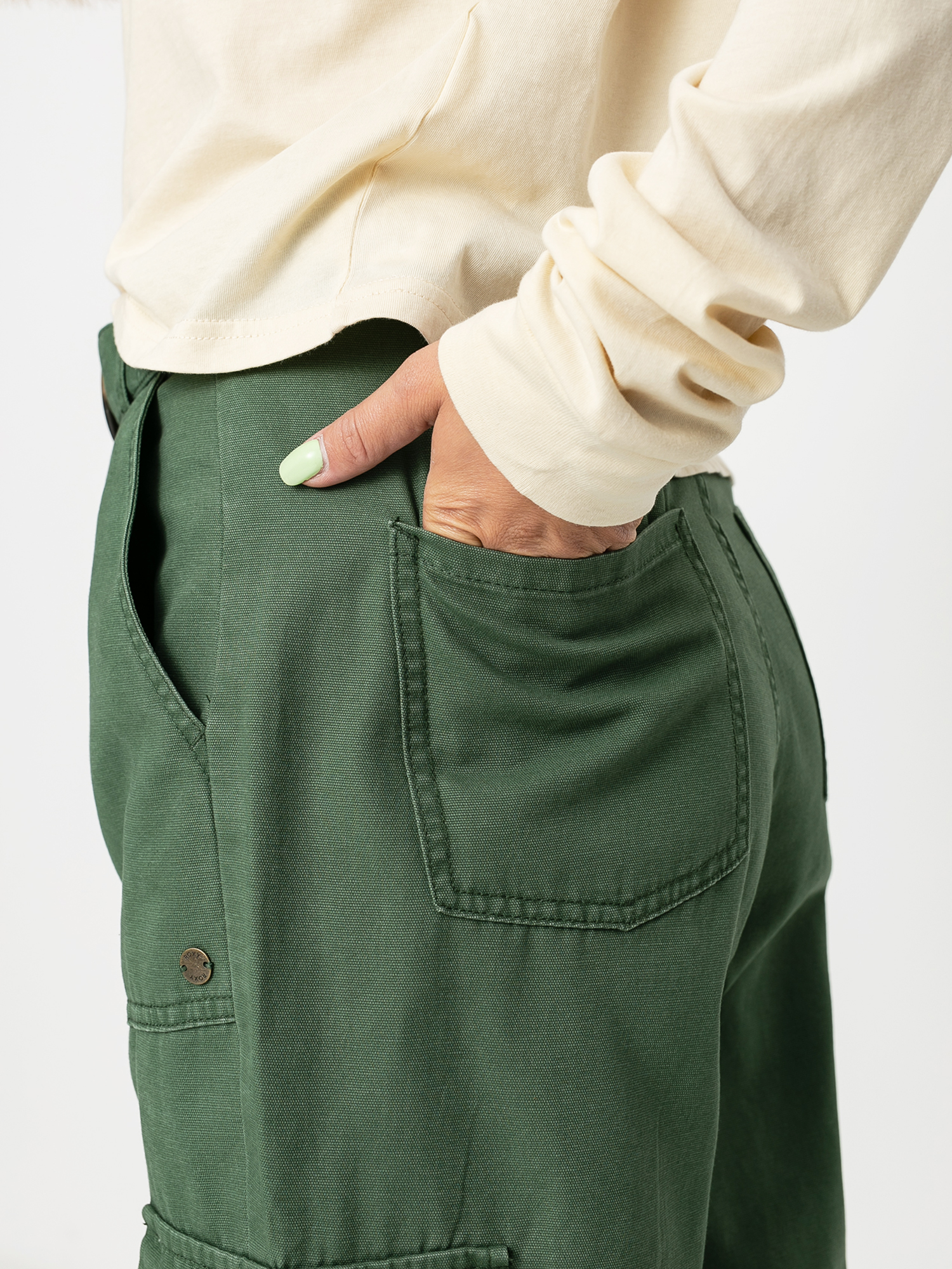 Kalhoty Roxy Sense Yourself Wmn (cilantro)