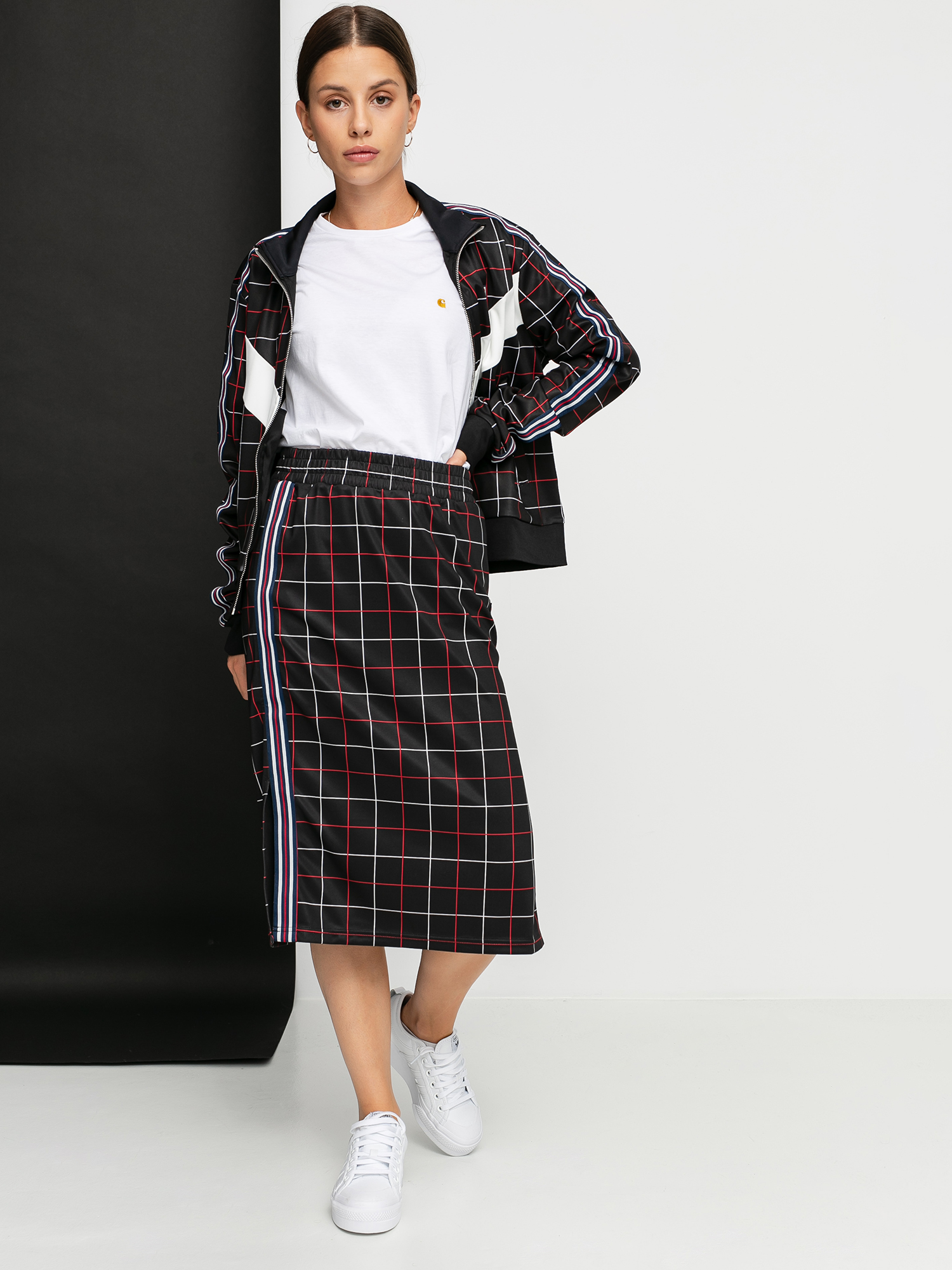 Sukně Fila Walvia Wmn (black check allover)