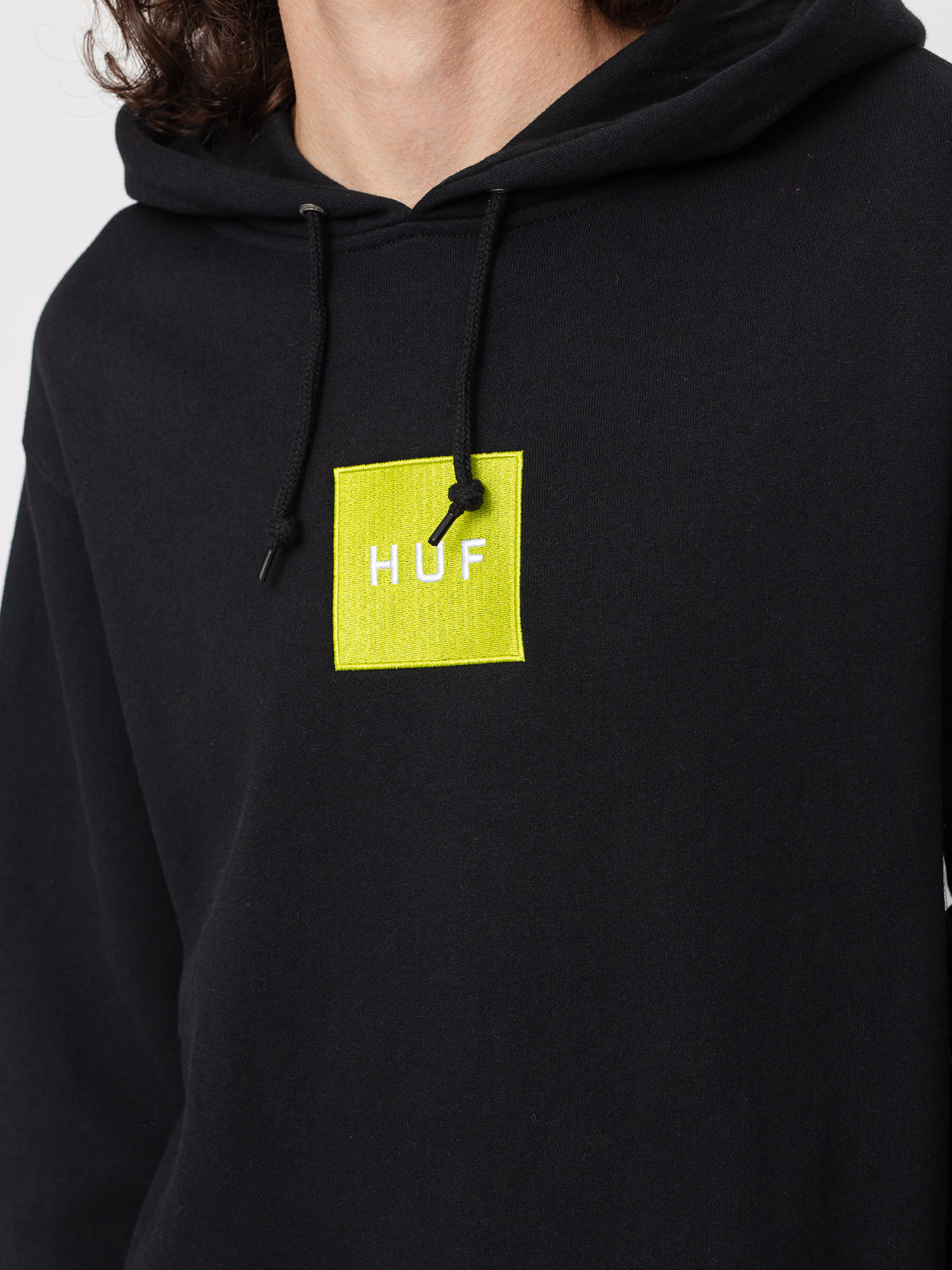 Mikina HUF Box Logo HD (black)